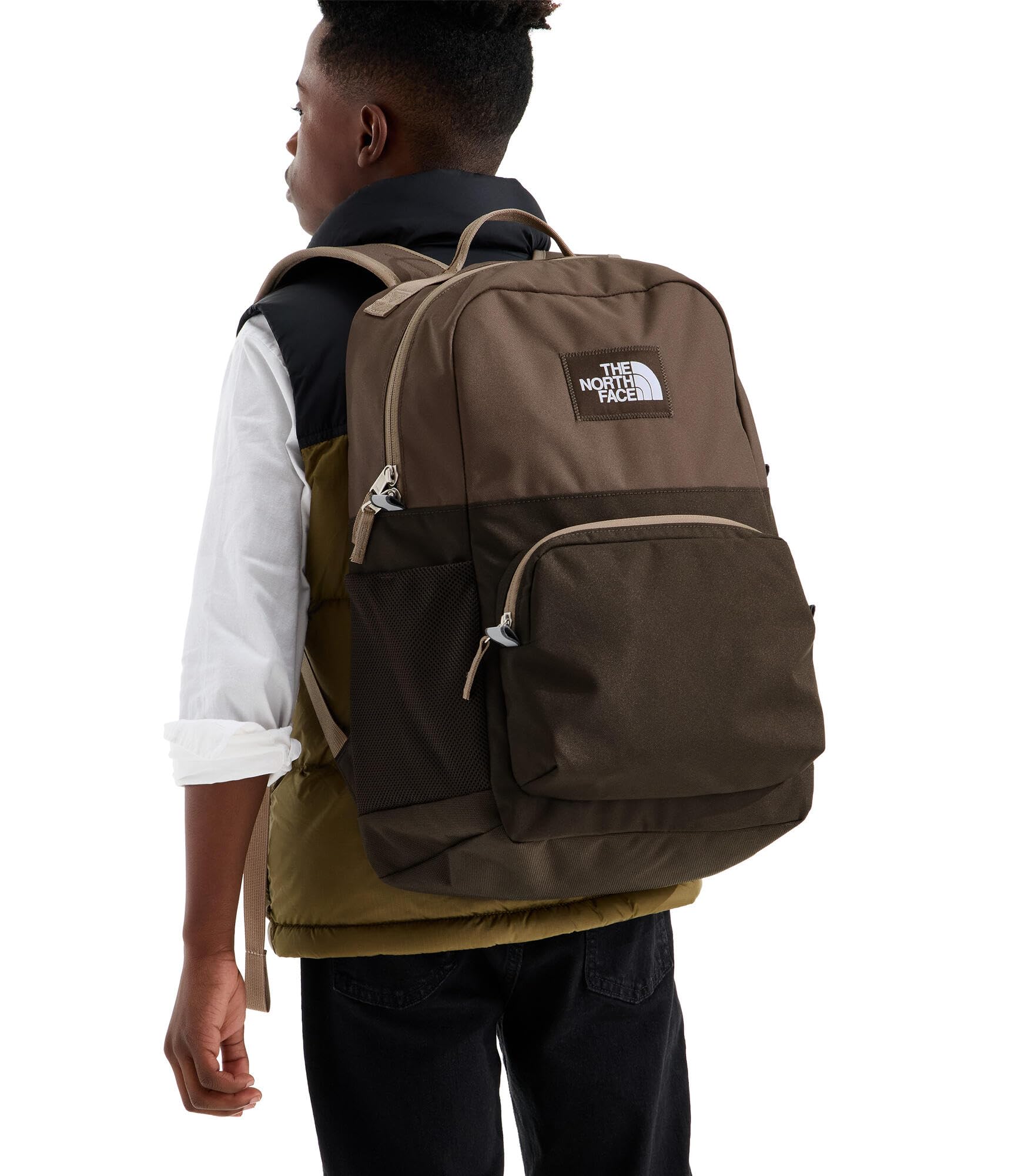 The North Face Teen Chuckwalla Daypack - Travel Backpack, Laptop Sleeve, Reflective Safety Details, Adjustable Strap, Pacific Teal/Slate Moss/Evergreen, One Size