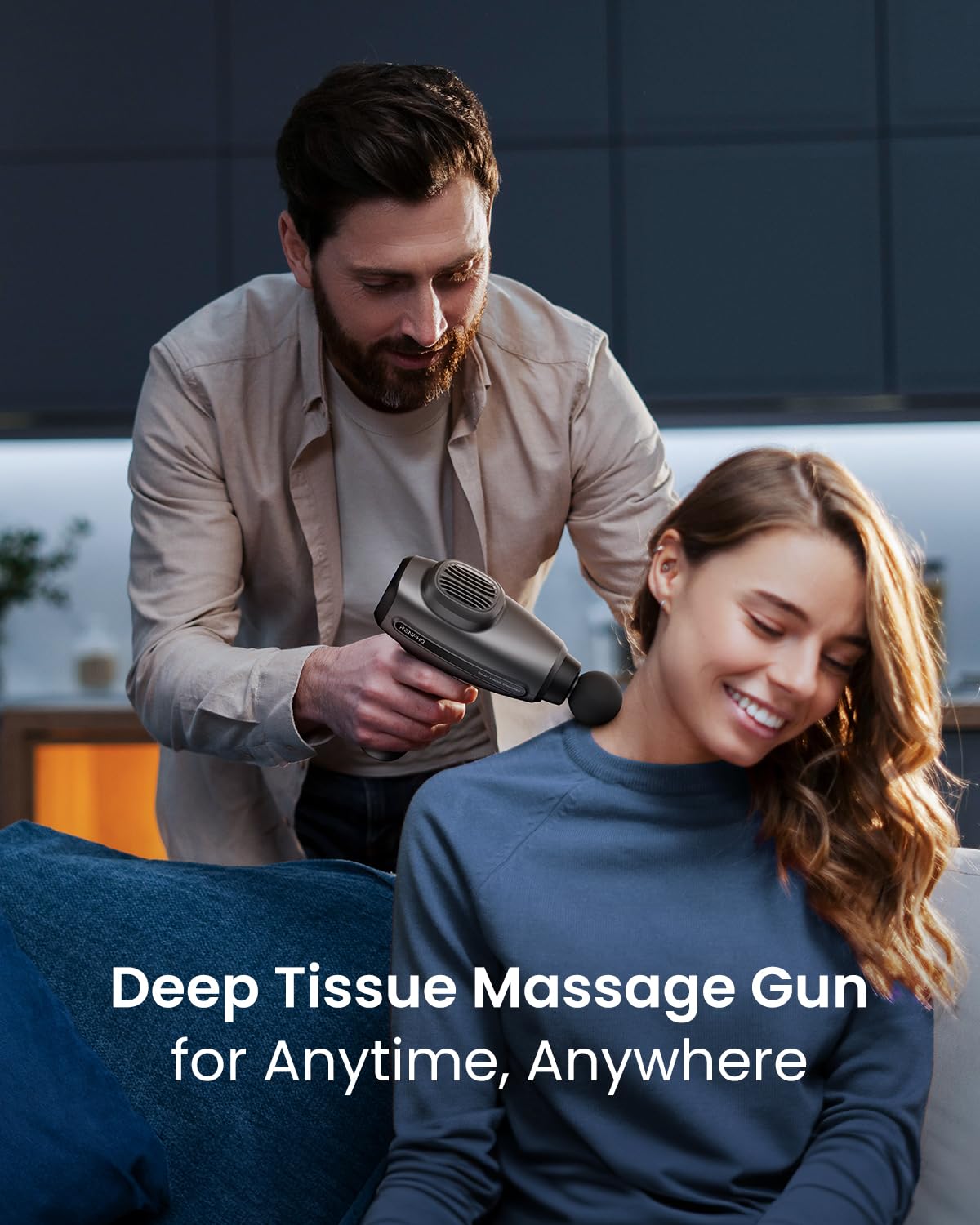 RENPHO Active Thermacool 2 Massage Gun with Heat and Cold, VA Display | Handheld 10mm Deep Tissue Massager for Neck, Back, Muscle Comfort, FSA Eligible Gift for Men, Athletes, Women, HSA