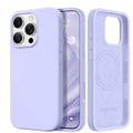 GolbinBox Magnetic for iPhone 17 Pro Max Case, Compatible with MagSafe, [Full Camera Protection] [Screen Protector], Silicone Shockproof Phone Cover with Anti-Scratch Microfiber Lining, Chalk Pink