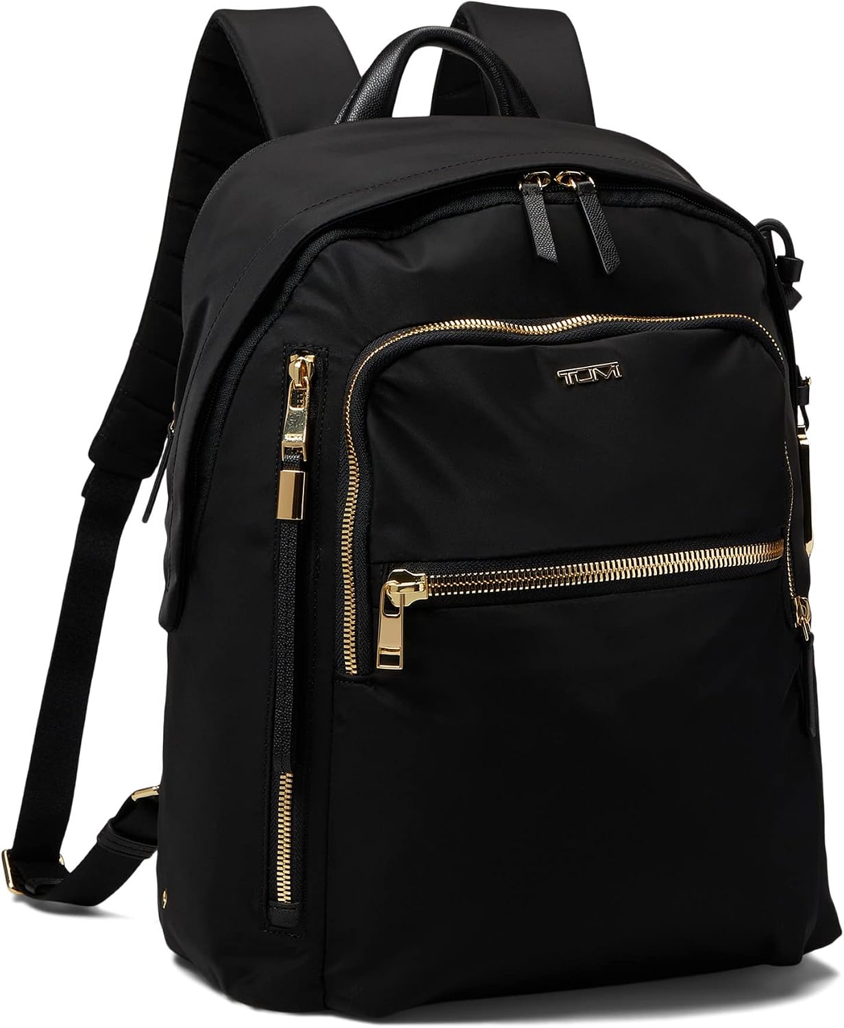 TUMI - Voyageur Halsey Backpack - Travel Backpack - For Business, Fashion, Commute - Holds Up to 14" Screens - Black & Gold
