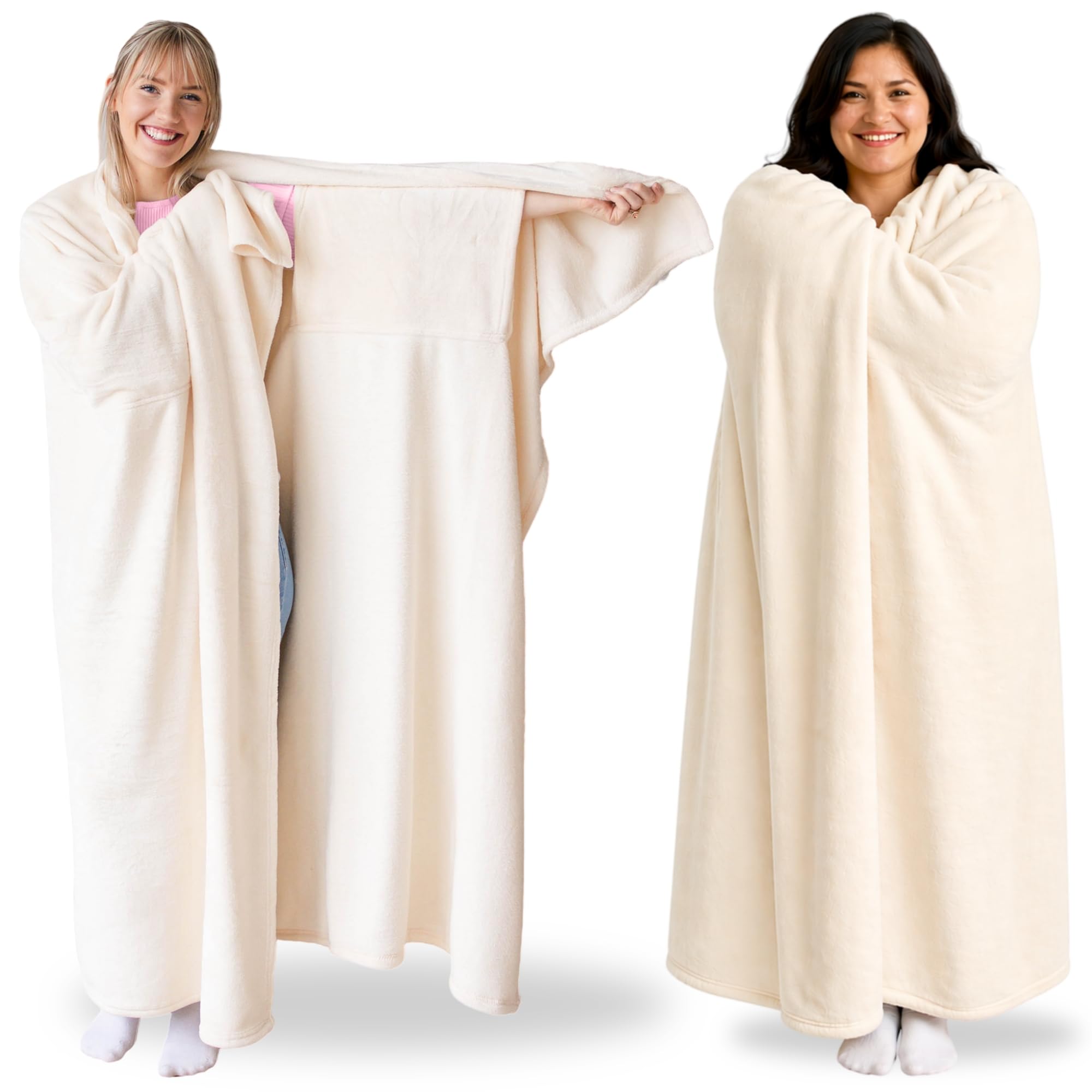 Super Blanky Wearable Blankets for Women & Men, Graduation Day Gift for Her, Cozy Gifts for Women, Wife Birthday Gifts Ideas