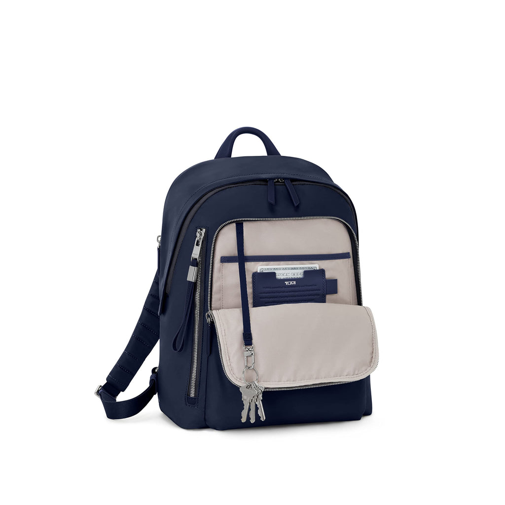 TUMI - Voyageur Halsey Backpack - Travel Backpack - For Business, Fashion, Commute - Holds Up to 14" Screens - Black & Gold