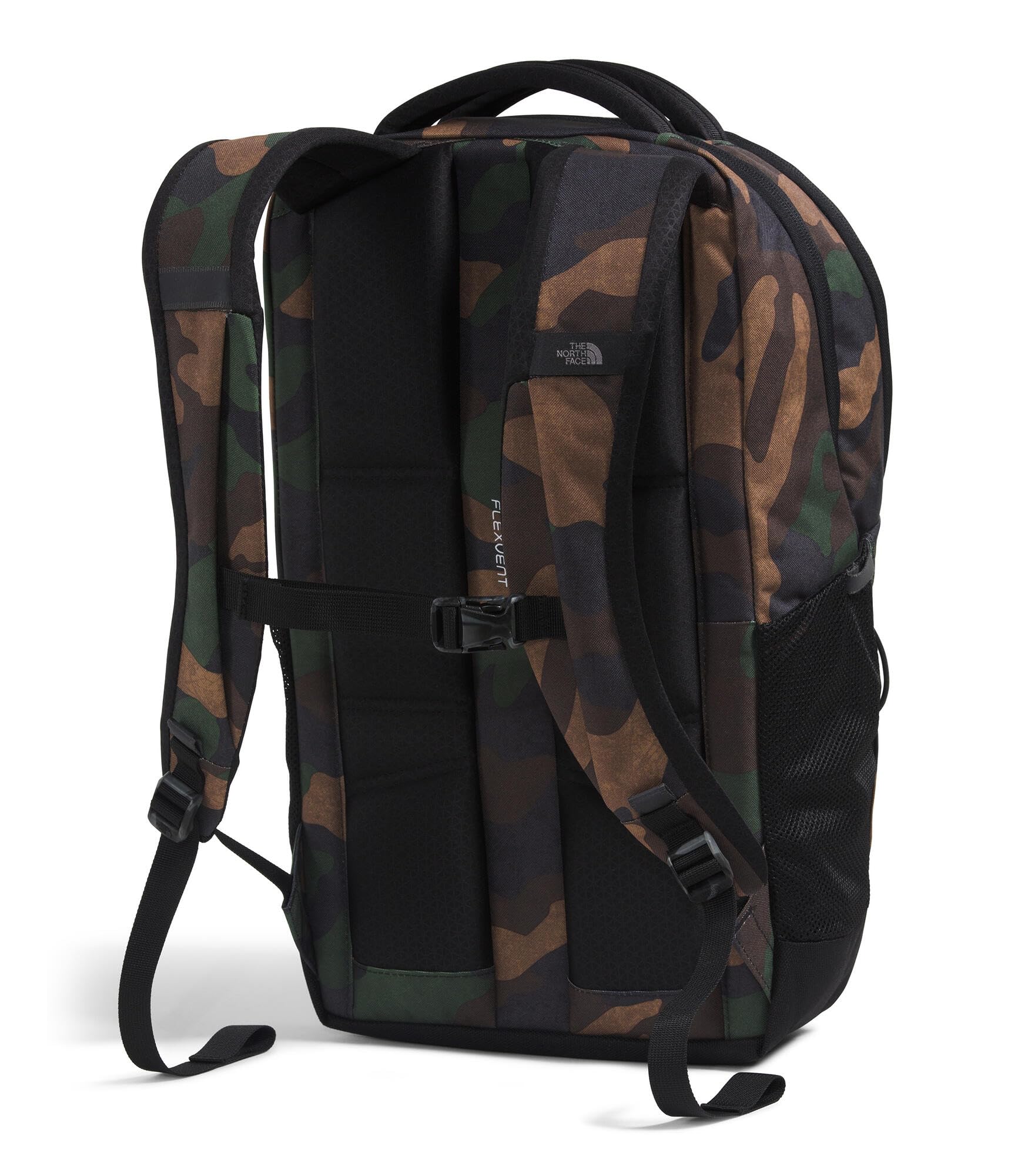 The North Face Jester Everyday Laptop Backpack - Commuter Daypack, Water Repellent, Laptop Sleeve, TNF Black-NPF, One Size | 28L recycled polyester with DWR finish, padded 16 in sleeve, chiropractor-endorsed FlexVent suspension, bottle pockets