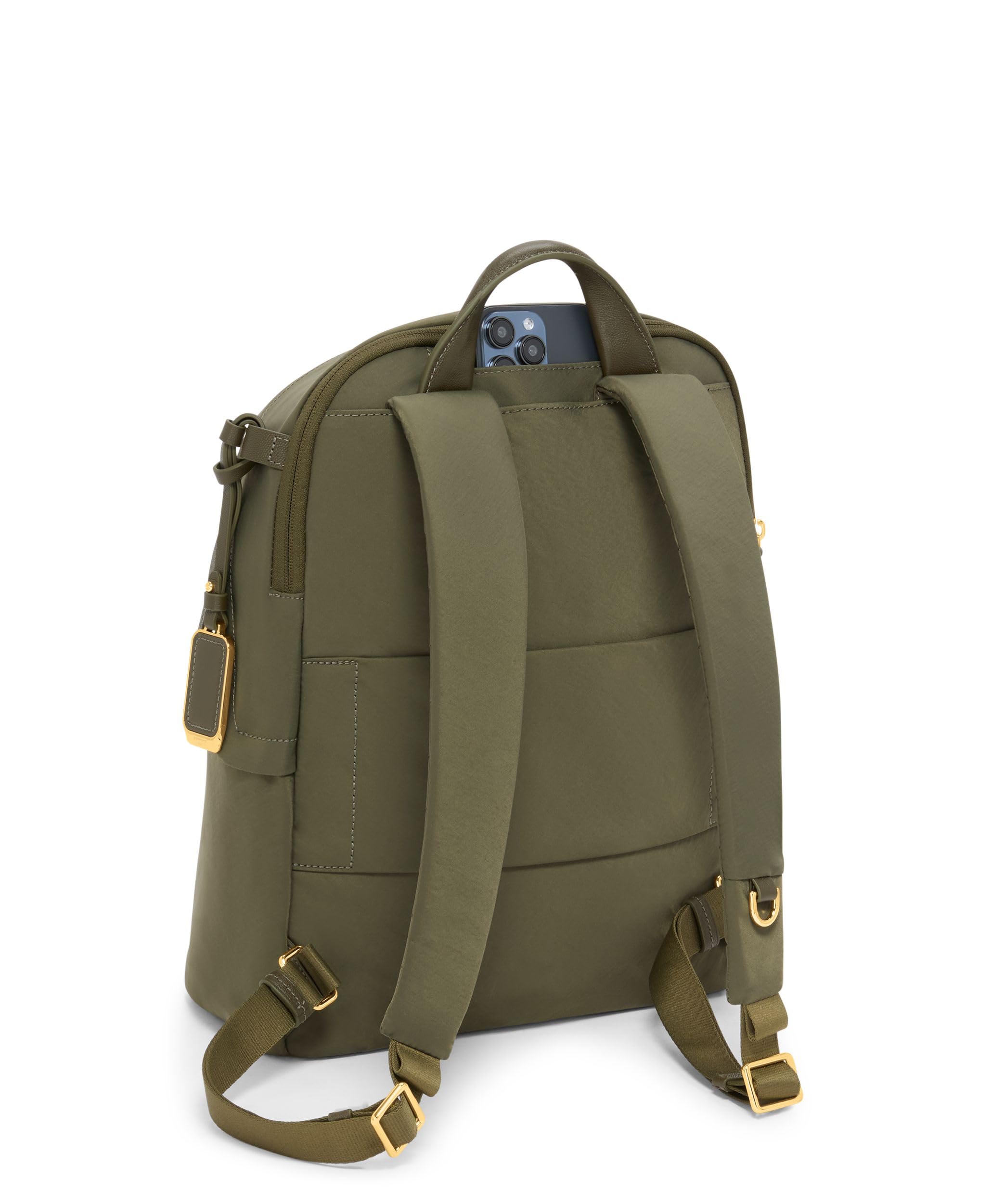 TUMI - Voyageur Halsey Backpack - Travel Backpack - For Business, Fashion, Commute - Holds Up to 14" Screens - Black & Gold