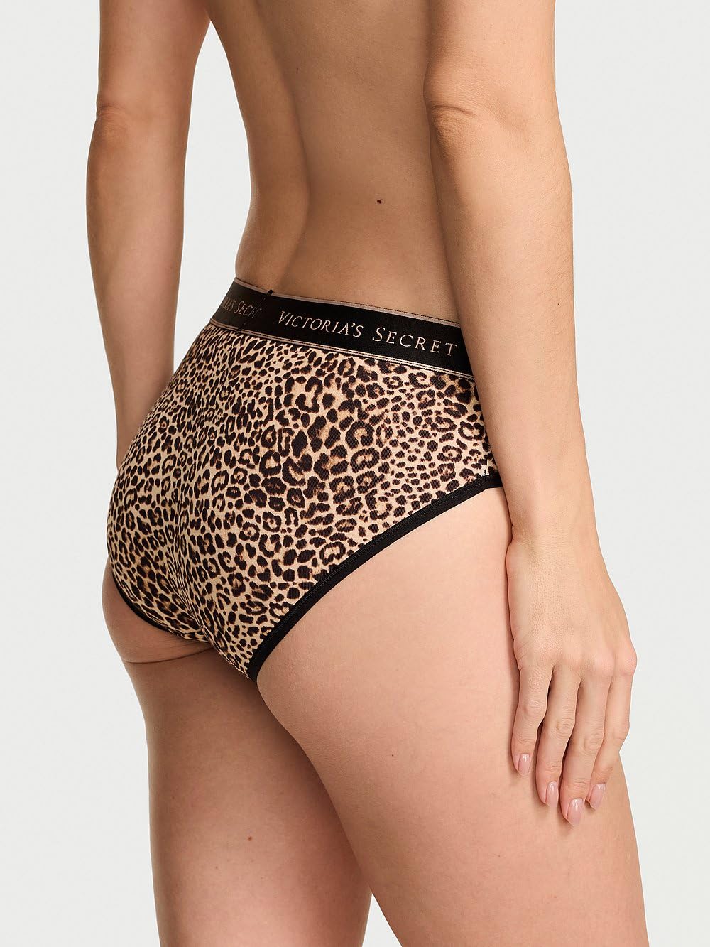 Victoria's Secret Women's Cotton Logo Hipster Underwear, Moderate Coverage Panties for Women, Multi Pack (XS-XXL)