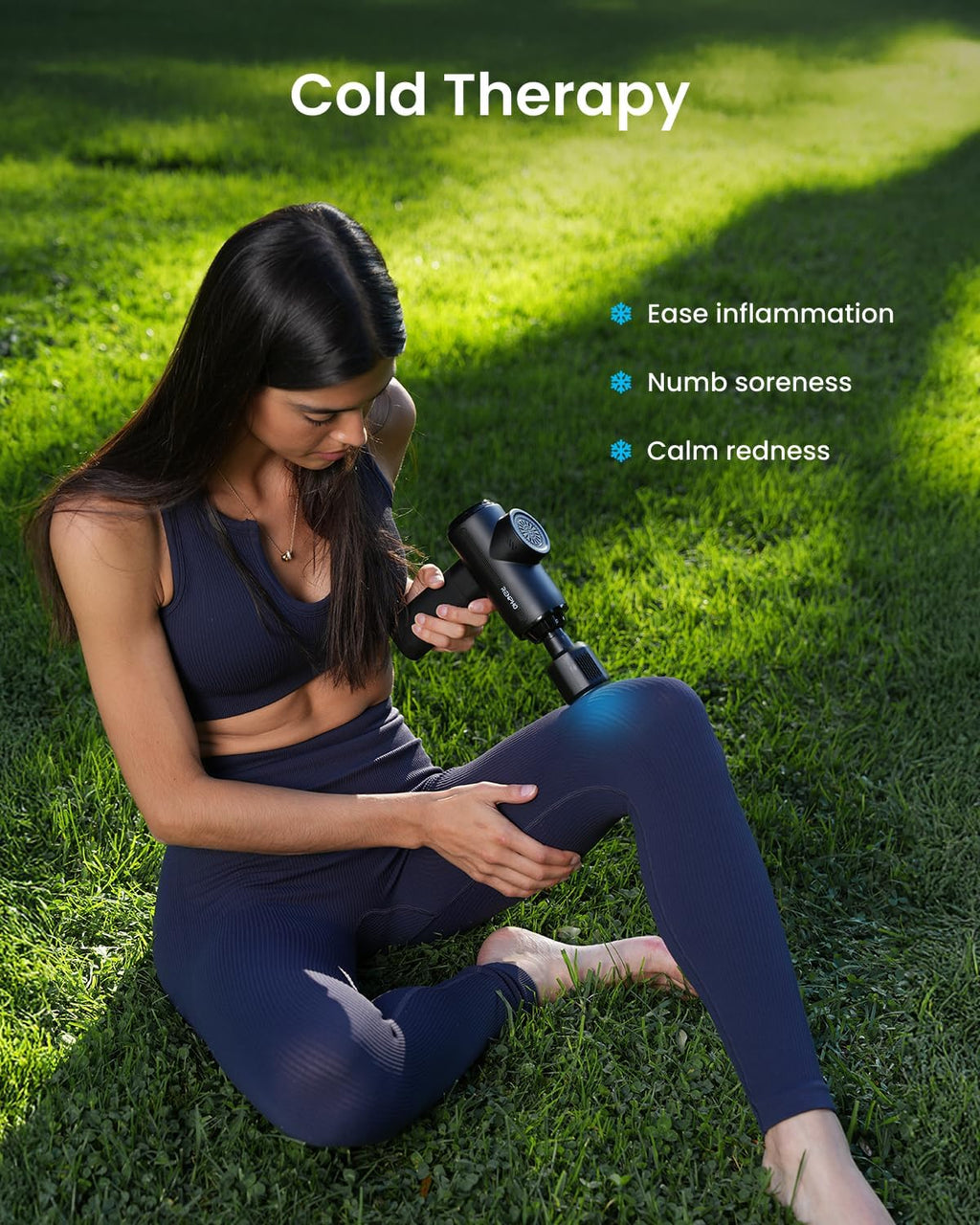RENPHO Active Thermacool 2 Massage Gun with Heat and Cold, VA Display | Handheld 10mm Deep Tissue Massager for Neck, Back, Muscle Comfort, FSA Eligible Gift for Men, Athletes, Women, HSA