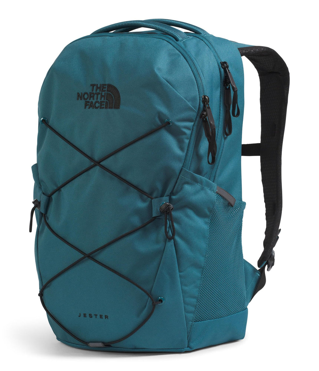 The North Face Jester Everyday Laptop Backpack - Commuter Daypack, Water Repellent, Laptop Sleeve, TNF Black-NPF, One Size | 28L recycled polyester with DWR finish, padded 16 in sleeve, chiropractor-endorsed FlexVent suspension, bottle pockets