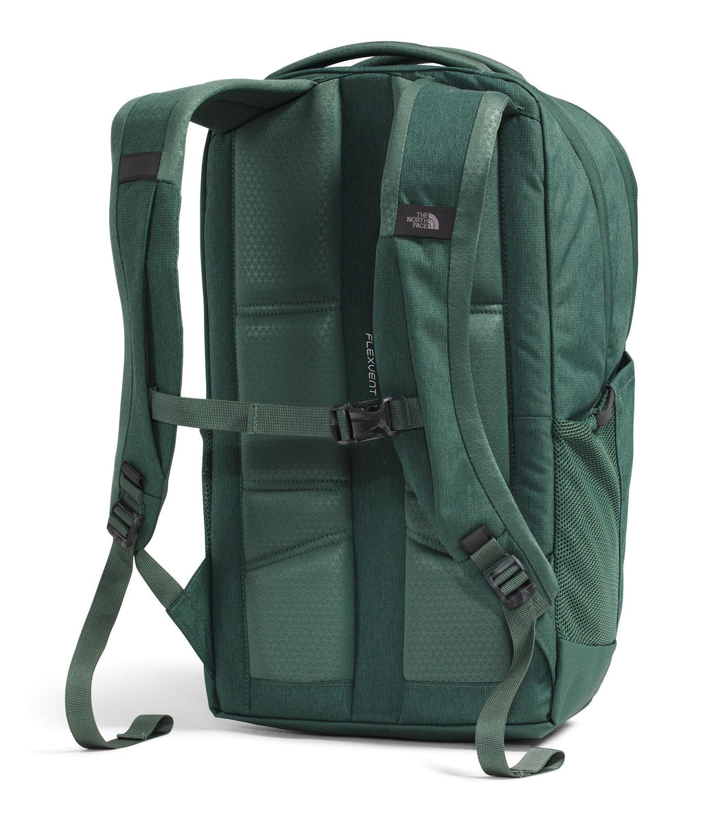 The North Face Jester Everyday Laptop Backpack - Commuter Daypack, Water Repellent, Laptop Sleeve, TNF Black-NPF, One Size | 28L recycled polyester with DWR finish, padded 16 in sleeve, chiropractor-endorsed FlexVent suspension, bottle pockets