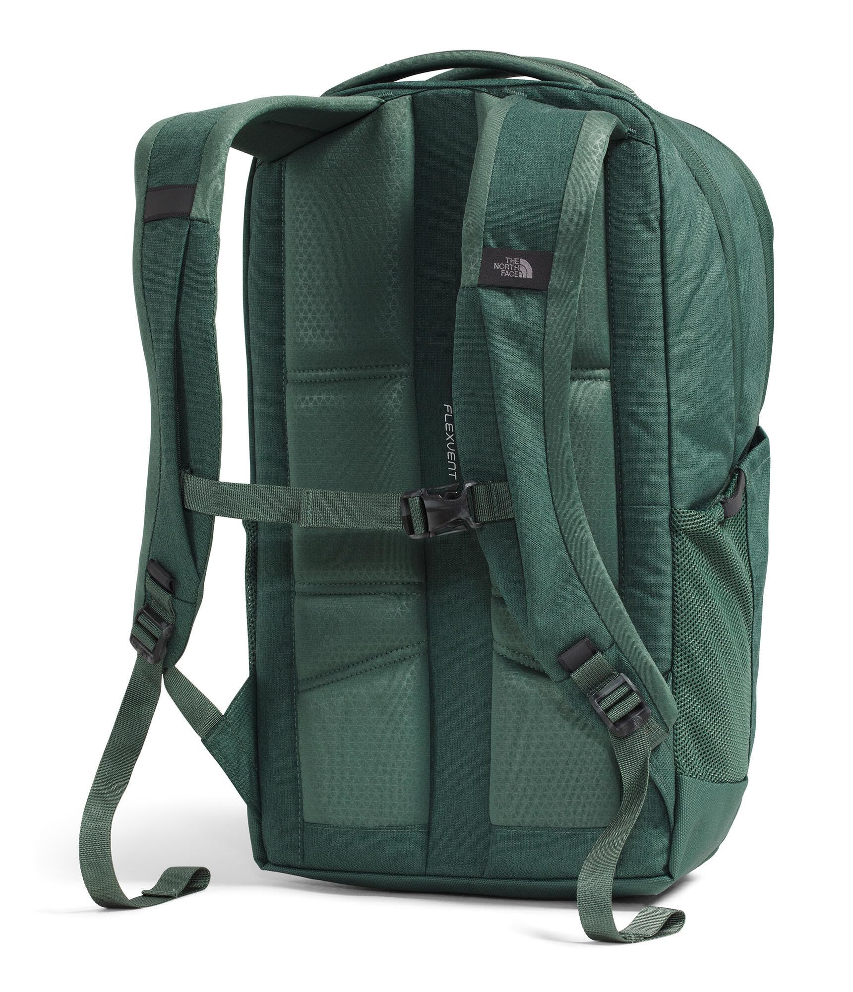 The North Face Jester Everyday Laptop Backpack - Commuter Daypack, Water Repellent, Laptop Sleeve, TNF Black-NPF, One Size | 28L recycled polyester with DWR finish, padded 16 in sleeve, chiropractor-endorsed FlexVent suspension, bottle pockets
