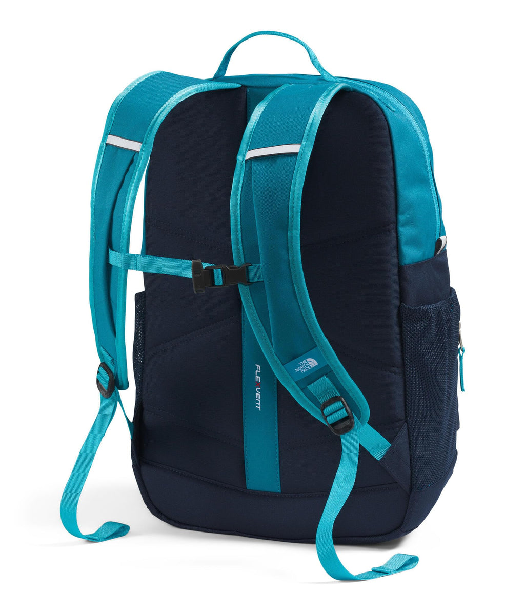 The North Face Teen Chuckwalla Daypack - Travel Backpack, Laptop Sleeve, Reflective Safety Details, Adjustable Strap, Pacific Teal/Slate Moss/Evergreen, One Size