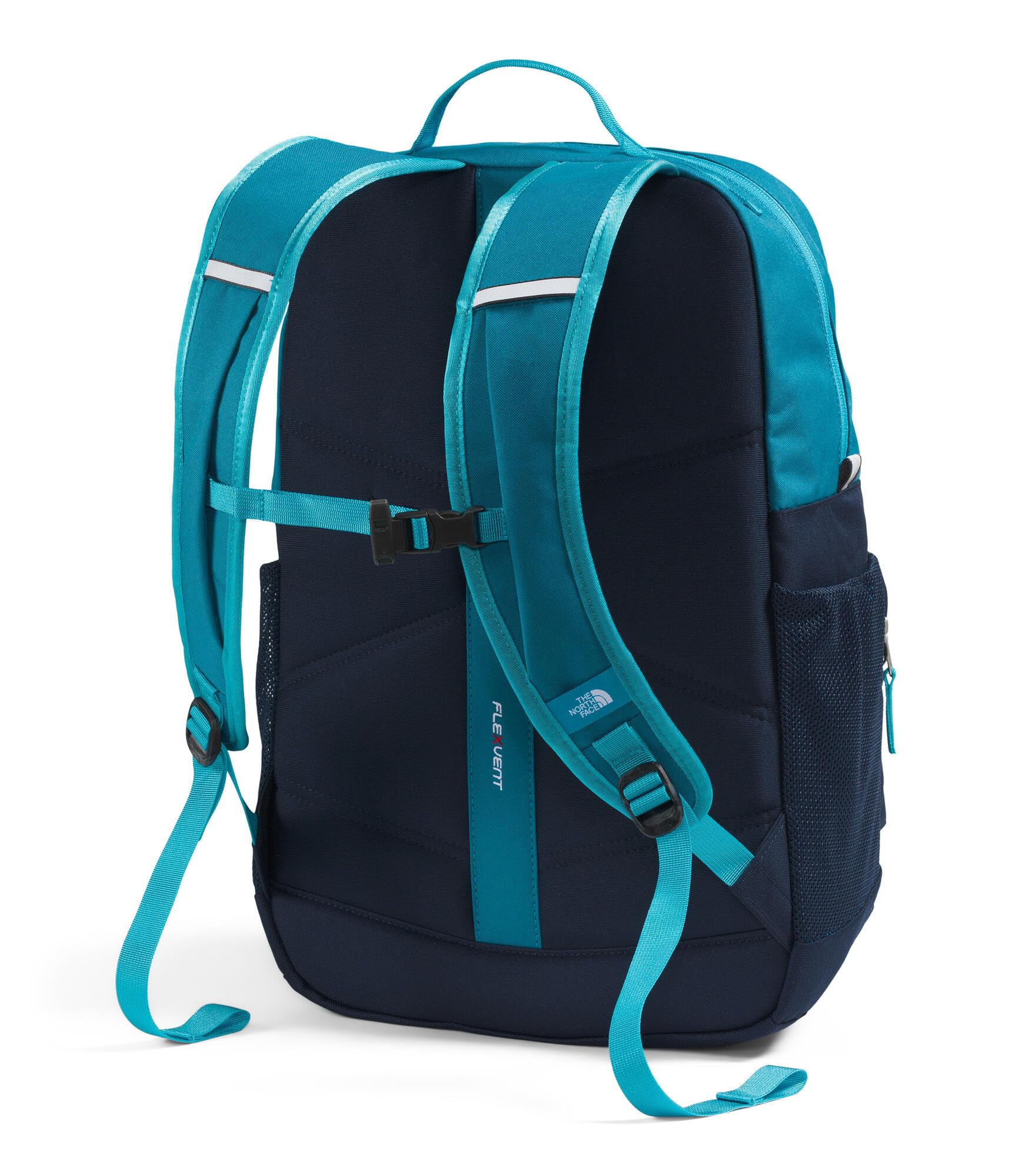 The North Face Teen Chuckwalla Daypack - Travel Backpack, Laptop Sleeve, Reflective Safety Details, Adjustable Strap, Pacific Teal/Slate Moss/Evergreen, One Size