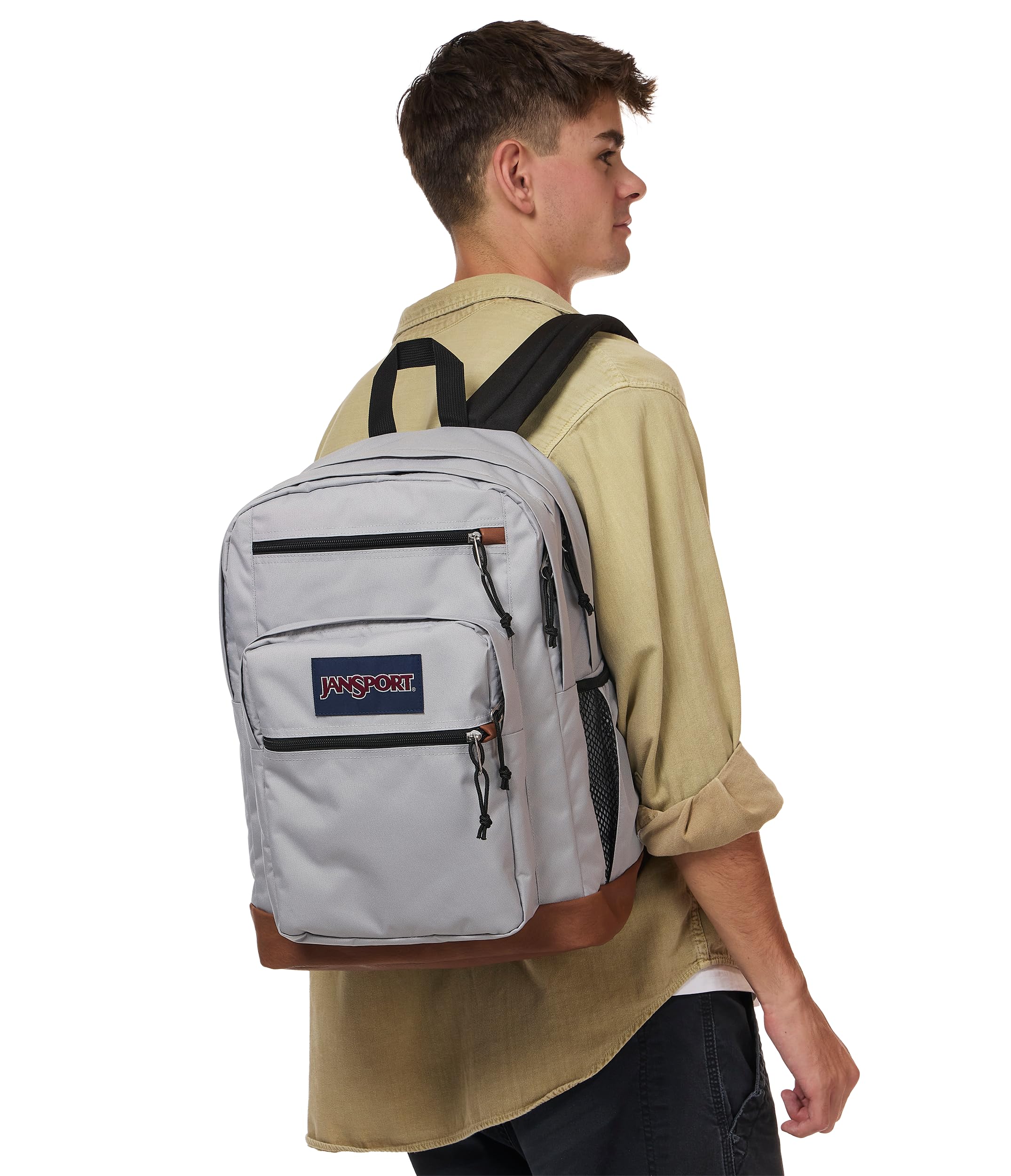 JanSport Cool Backpack, with 15-inch Laptop Sleeve - Large Computer Bag Rucksack with 2 Compartments, Ergonomic Straps, Black