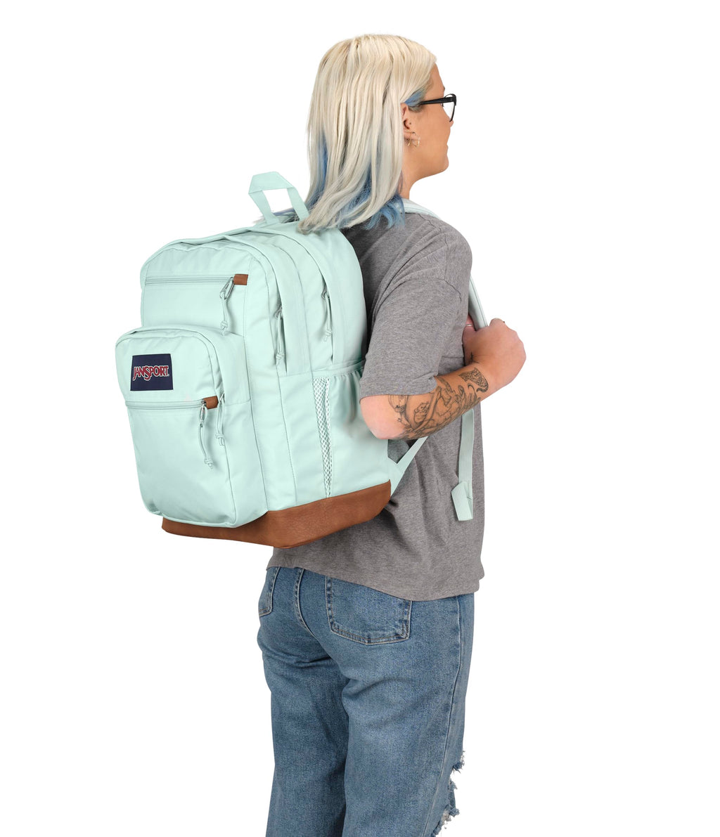 JanSport Cool Backpack, with 15-inch Laptop Sleeve - Large Computer Bag Rucksack with 2 Compartments, Ergonomic Straps, Black