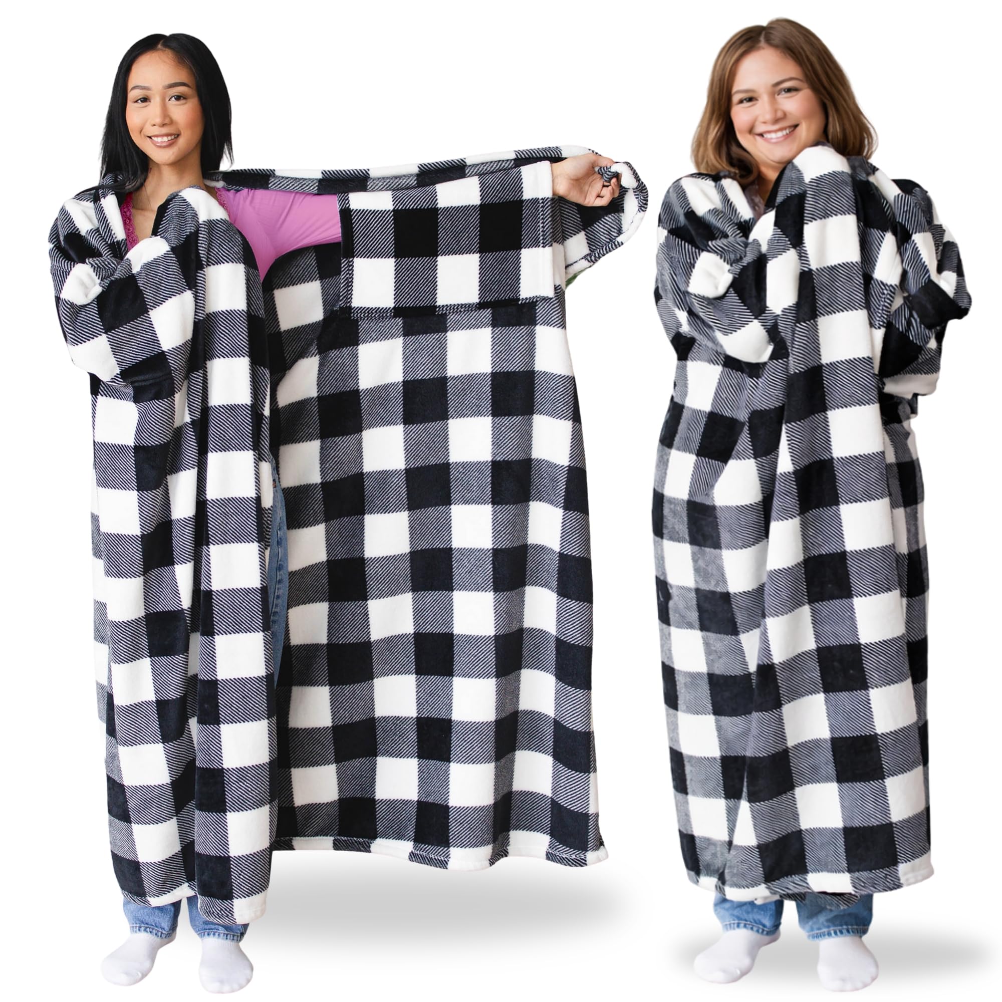 Super Blanky Wearable Blankets for Women & Men, Graduation Day Gift for Her, Cozy Gifts for Women, Wife Birthday Gifts Ideas