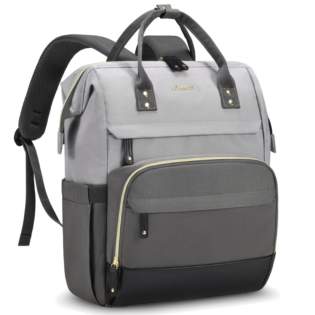 LOVEVOOK Laptop Backpack for Women, 15.6 Inch Work Business Backpacks Purse With Large Capacity, Waterproof Nurse Bag College Bookbag for School, Waterproof Casual Daypack for Travel