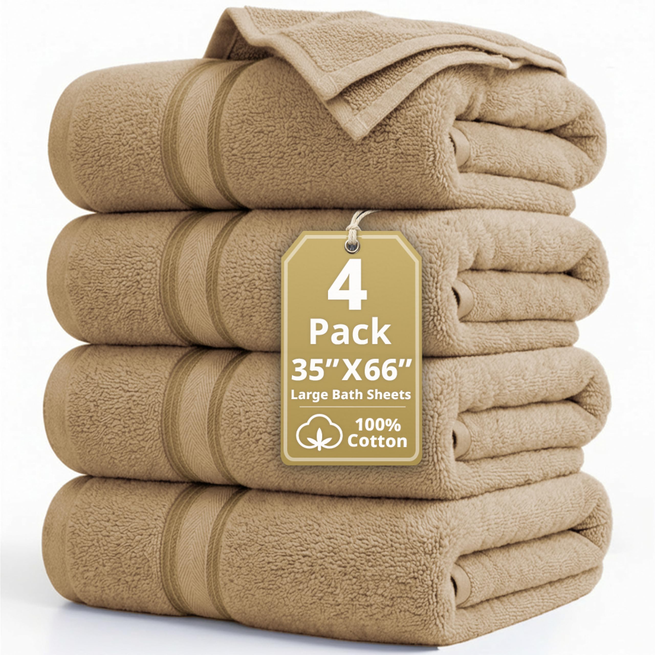 LANE LINEN Bathroom Towels Set of 18 – Zero Twist, 100% Mercerized Cotton Towel, 6 Bath, 6 Handtowel & 6 Washcloths, Luxury Hotel Design, Perfect for Salon & Guests, Machine Washable – Cerulean Blue
