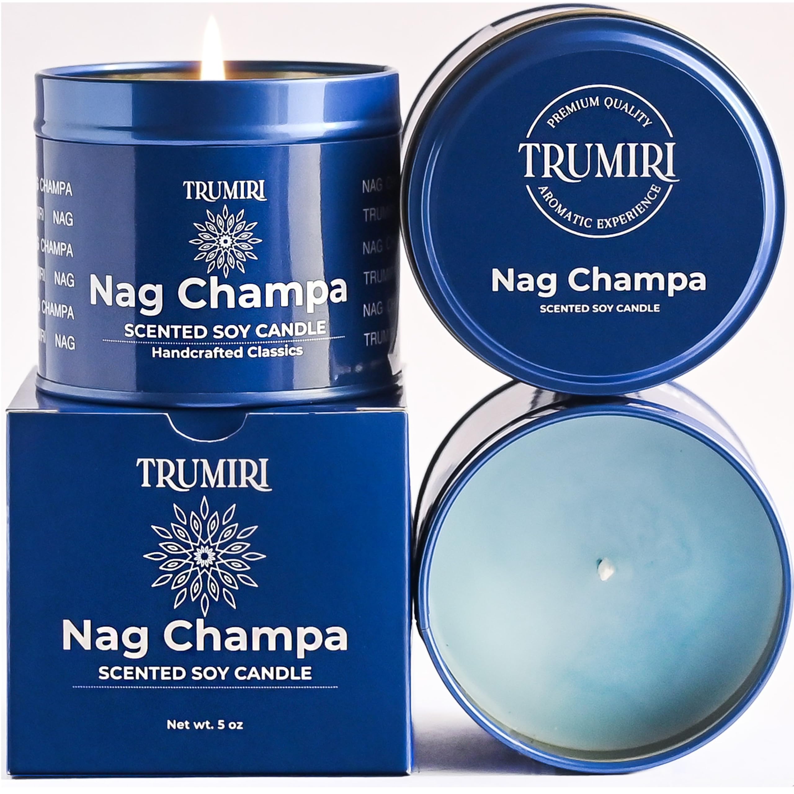 Sage Candle for Cleansing House Negative Energy Smudge Kit - 5oz Soy Wax Natural Clean Organic Non Toxic - Aromatherapy Spiritual Meditation Gifts - Long Lasting Highly Scented Candel with Crystals