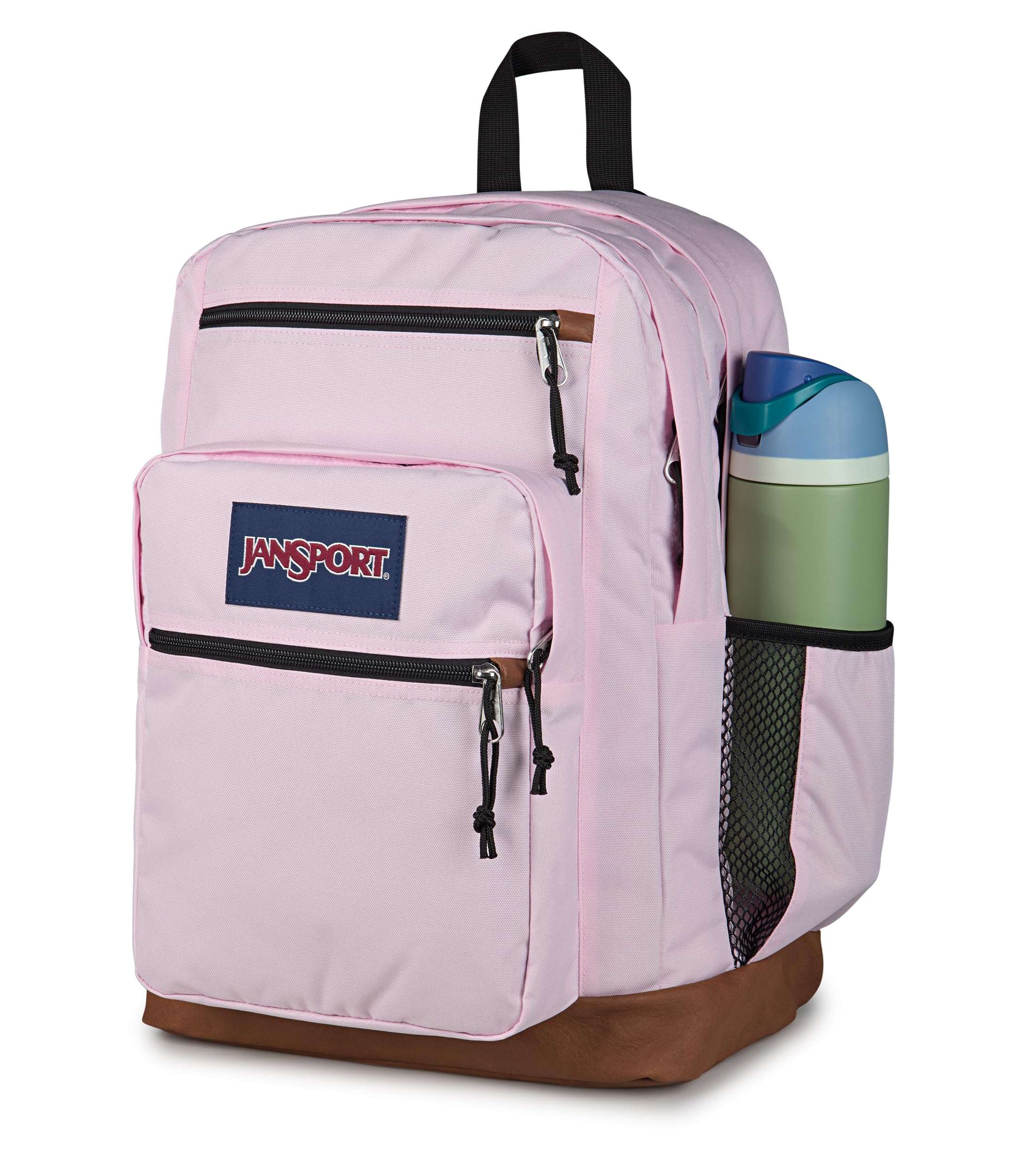 JanSport Cool Backpack, with 15-inch Laptop Sleeve - Large Computer Bag Rucksack with 2 Compartments, Ergonomic Straps, Black