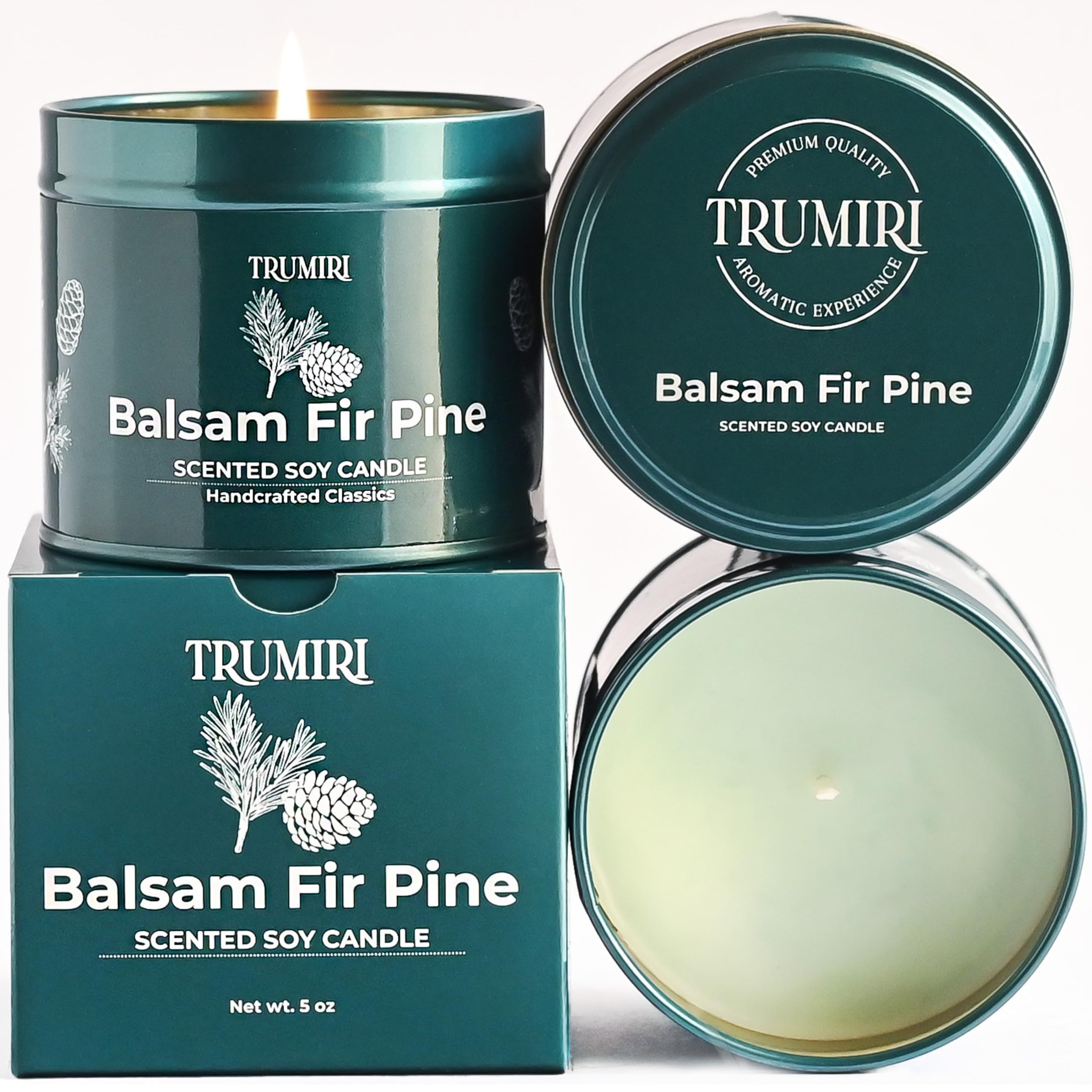 Sage Candle for Cleansing House Negative Energy Smudge Kit - 5oz Soy Wax Natural Clean Organic Non Toxic - Aromatherapy Spiritual Meditation Gifts - Long Lasting Highly Scented Candel with Crystals