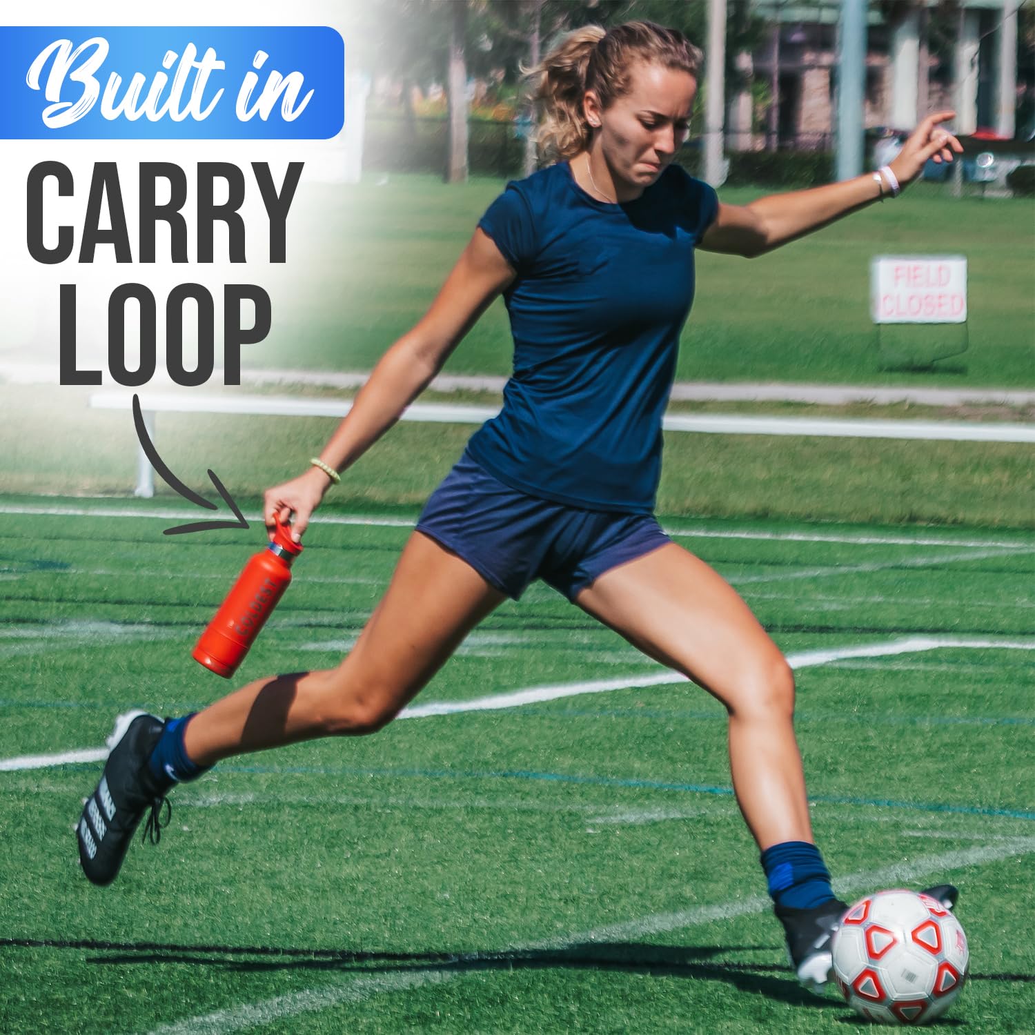 Coldest Insulated Water Bottle with Straw Lid - Stainless Steel Metal Insulated Bottle for Men & Women (Oceanic Green, 32 oz)