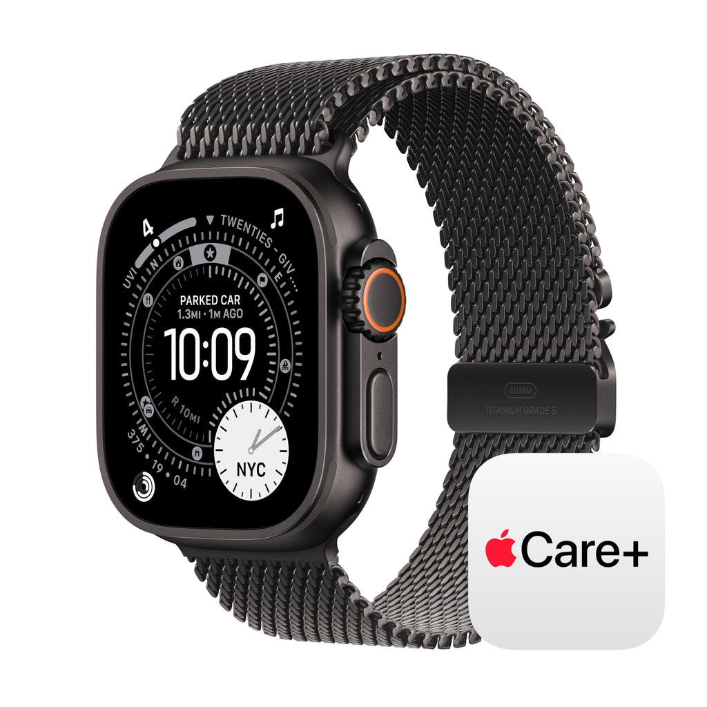 Apple Watch Ultra 3 [GPS + Cellular 49mm] Running & Multisport Smartwatch w/Rugged Titanium Case w/Black/Charcoal Trail Loop - S/M. Satellite Communications, Advanced Health & Fitness Tracking