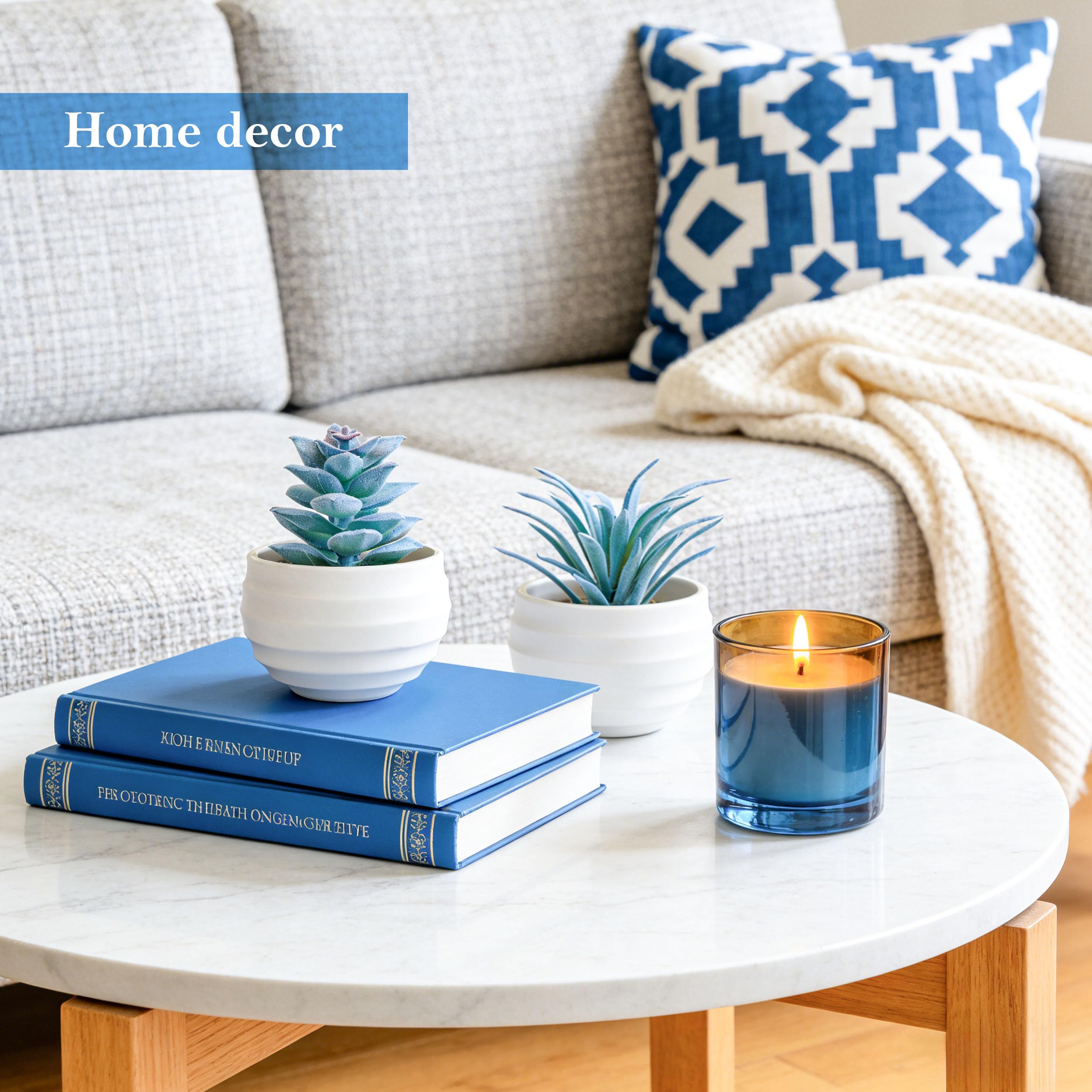 Der Rose 6 Pack Succulents Fake Plants for Bedroom Bathroom Home Decor | Small fake plants，perfect for aesthetic living room shelf decor，office desk accessories，gifts for women，fresh all year