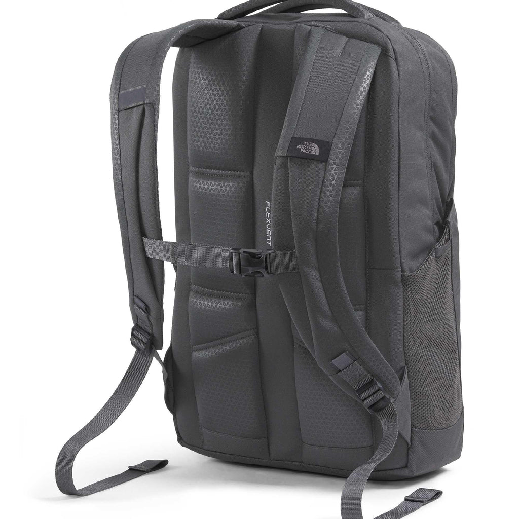 The North Face Jester Everyday Laptop Backpack - Commuter Daypack, Water Repellent, Laptop Sleeve, TNF Black-NPF, One Size | 28L recycled polyester with DWR finish, padded 16 in sleeve, chiropractor-endorsed FlexVent suspension, bottle pockets