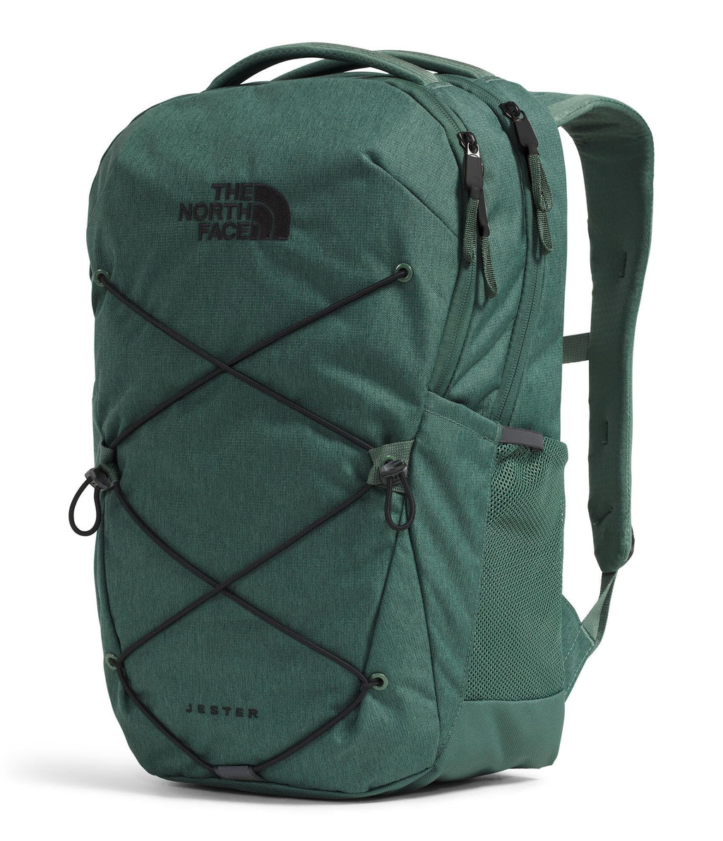 The North Face Jester Everyday Laptop Backpack - Commuter Daypack, Water Repellent, Laptop Sleeve, TNF Black-NPF, One Size | 28L recycled polyester with DWR finish, padded 16 in sleeve, chiropractor-endorsed FlexVent suspension, bottle pockets