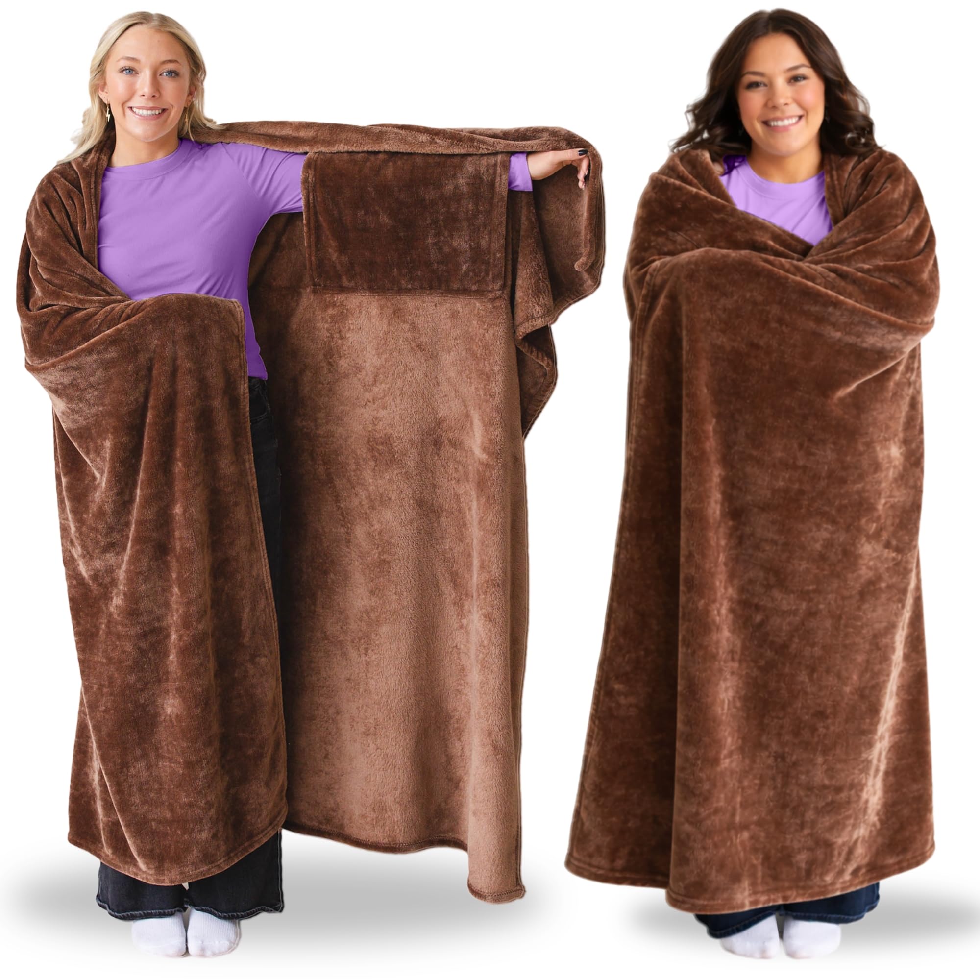 Super Blanky Wearable Blankets for Women & Men, Graduation Day Gift for Her, Cozy Gifts for Women, Wife Birthday Gifts Ideas