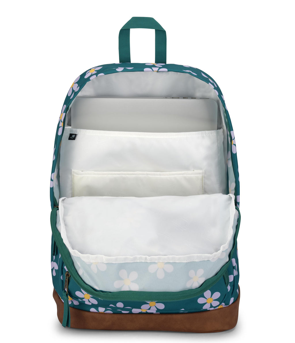 JanSport Cortlandt Laptop Backpack, Misty Rose, 15” Laptop Sleeve-Synthetic Leather Shoulder Computer Bag with Large Compartment, Padded Straps-Book Rucksack for Men, Women