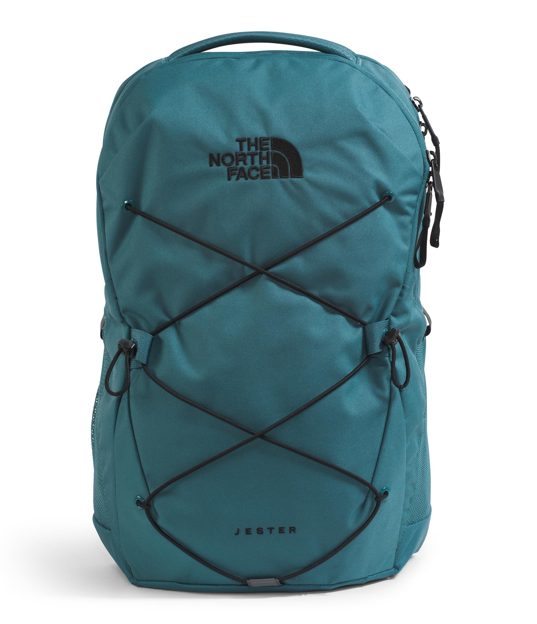 The North Face Jester Everyday Laptop Backpack - Commuter Daypack, Water Repellent, Laptop Sleeve, TNF Black-NPF, One Size | 28L recycled polyester with DWR finish, padded 16 in sleeve, chiropractor-endorsed FlexVent suspension, bottle pockets