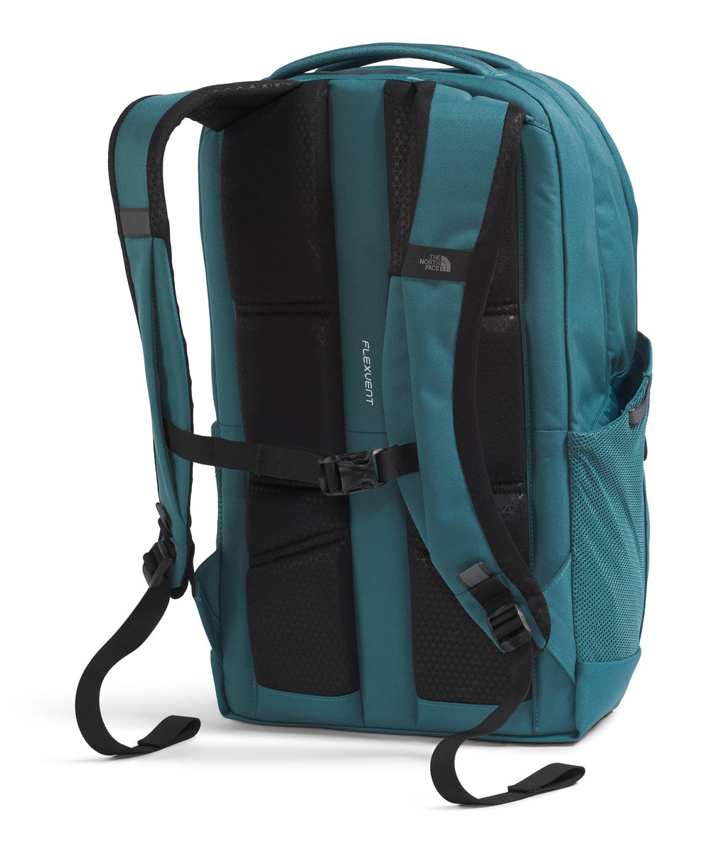 The North Face Jester Everyday Laptop Backpack - Commuter Daypack, Water Repellent, Laptop Sleeve, TNF Black-NPF, One Size | 28L recycled polyester with DWR finish, padded 16 in sleeve, chiropractor-endorsed FlexVent suspension, bottle pockets