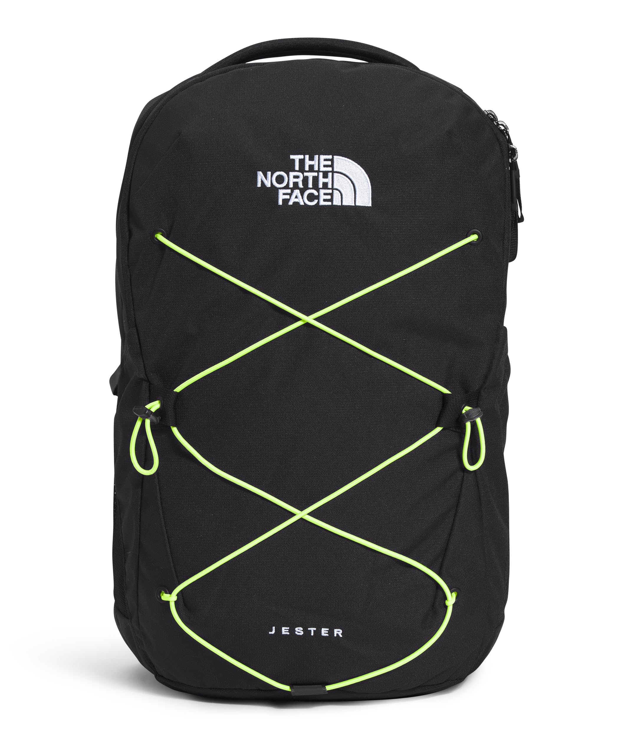 The North Face Jester Everyday Laptop Backpack - Commuter Daypack, Water Repellent, Laptop Sleeve, TNF Black-NPF, One Size | 28L recycled polyester with DWR finish, padded 16 in sleeve, chiropractor-endorsed FlexVent suspension, bottle pockets
