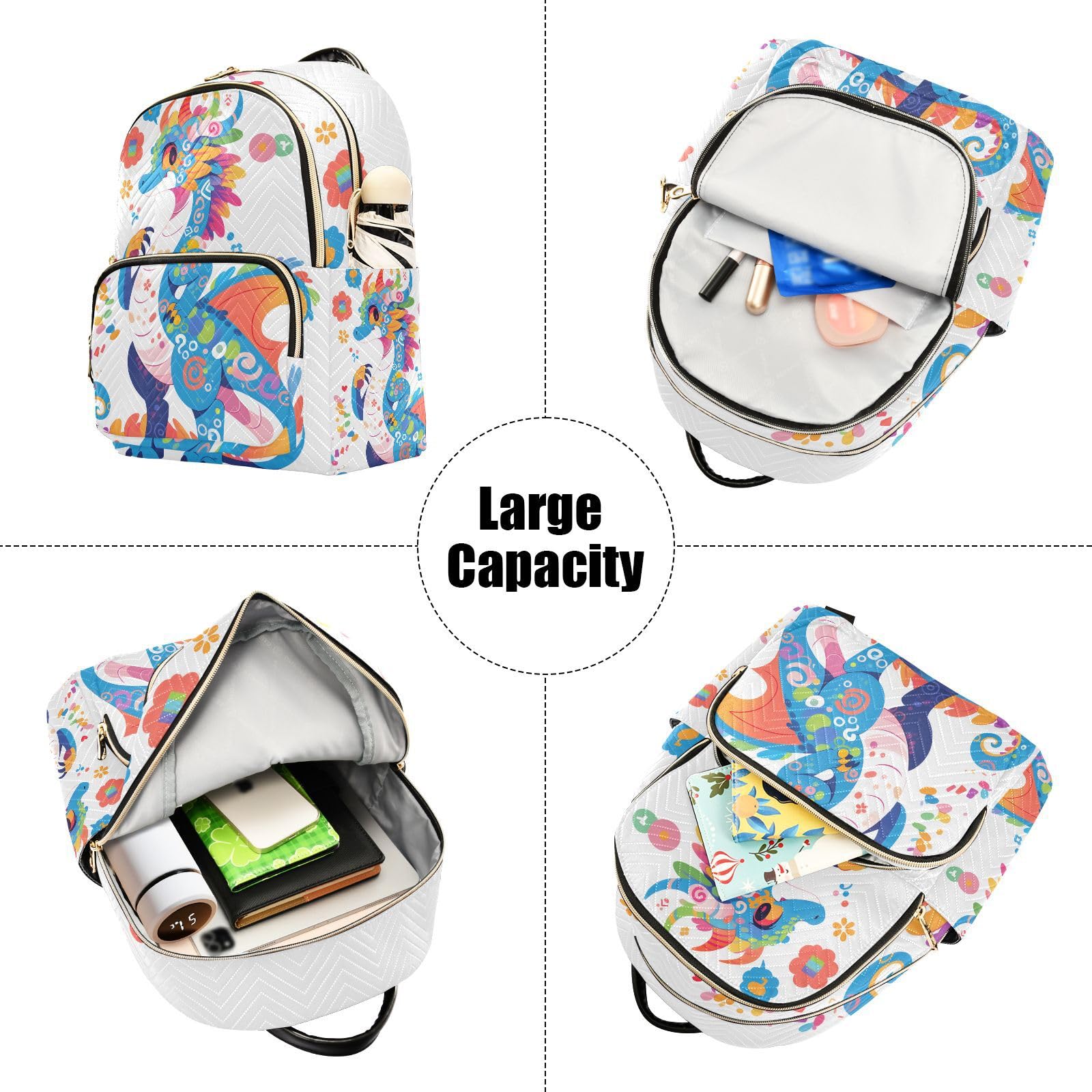 ALAZA Sun Moon Stars Witchy Small Backpack Purse for Women Travel Bag Fashion Daypack Back Pack Shoulder Bag