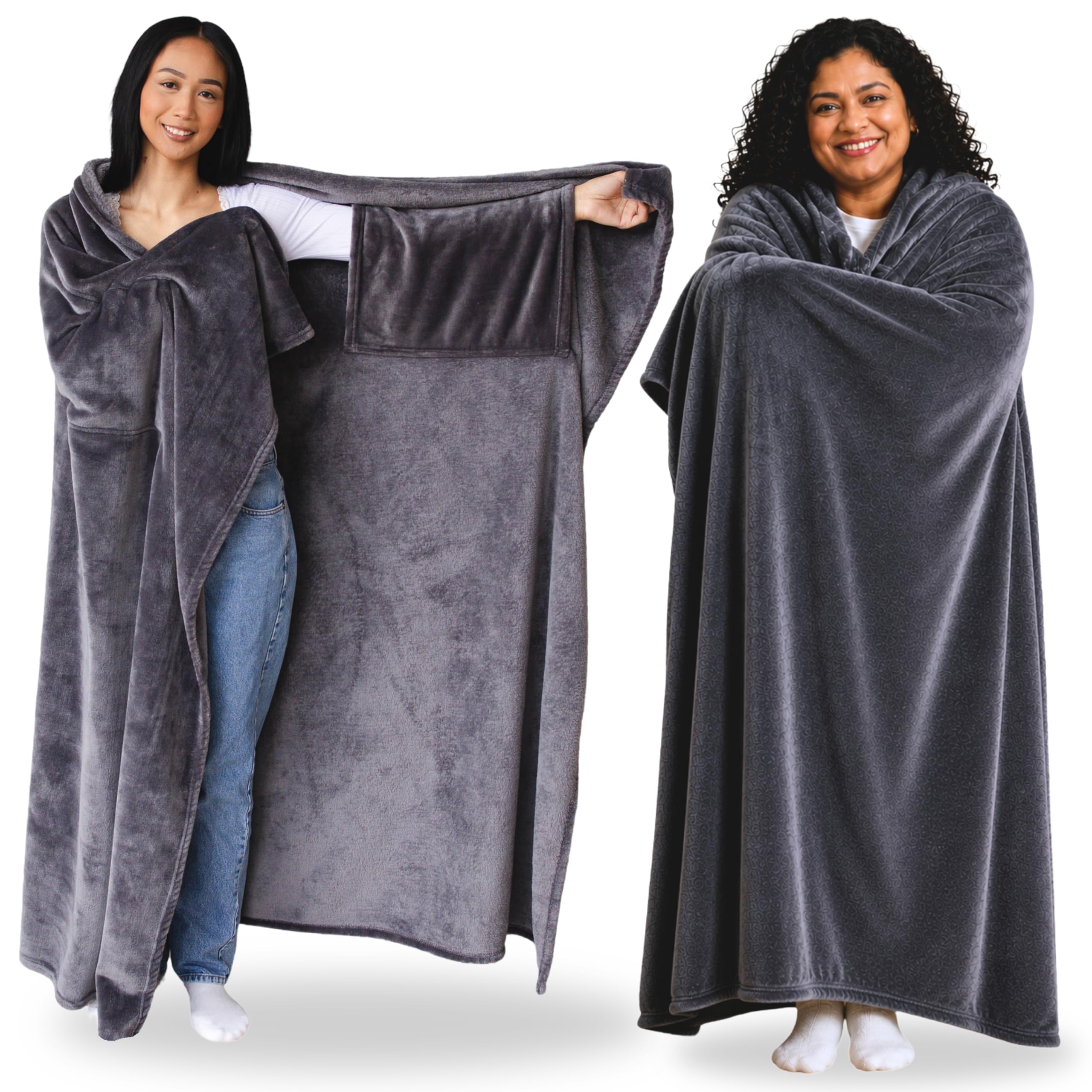 Super Blanky Wearable Blankets for Women & Men, Graduation Day Gift for Her, Cozy Gifts for Women, Wife Birthday Gifts Ideas