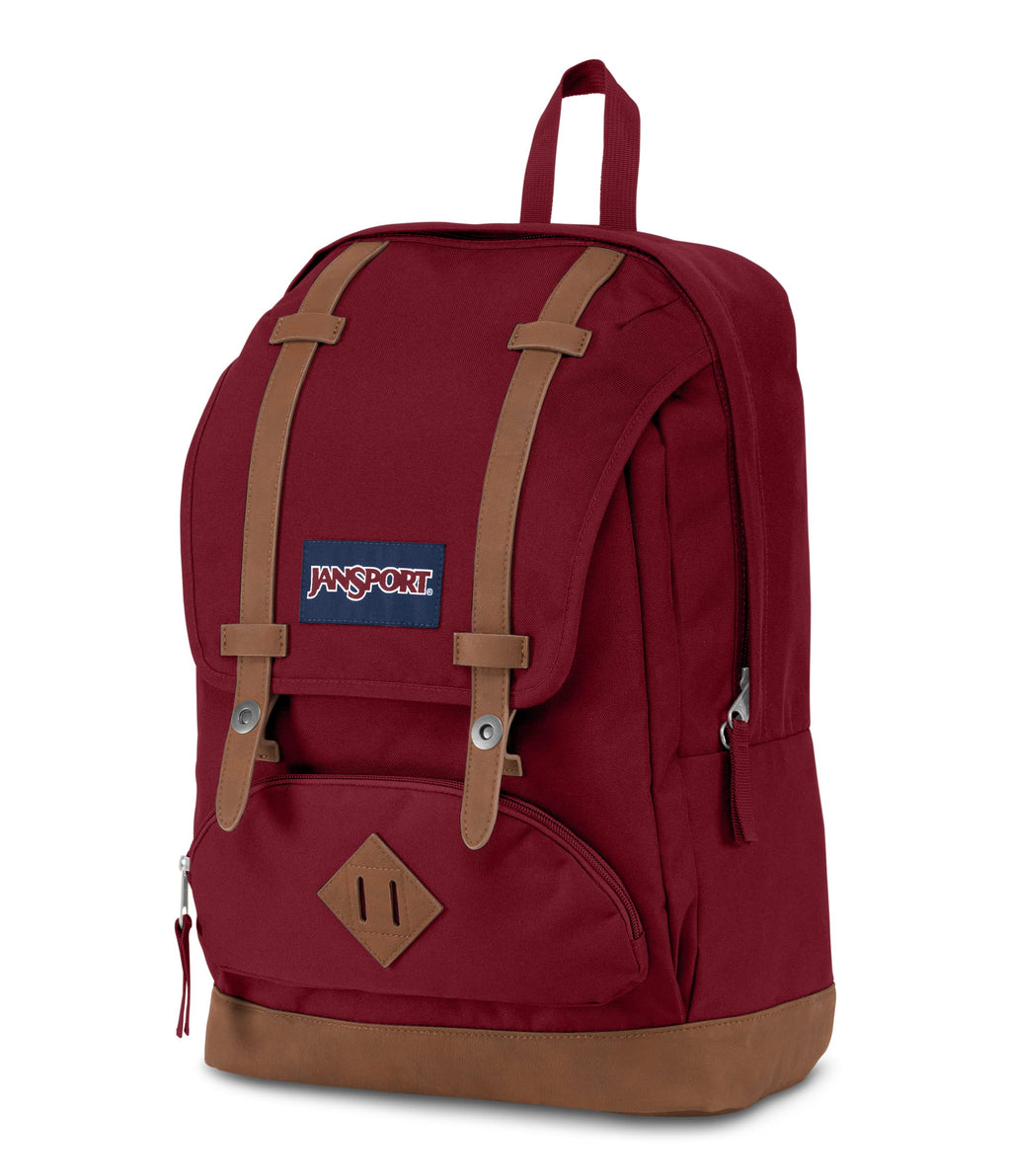 JanSport Cortlandt Laptop Backpack, Misty Rose, 15” Laptop Sleeve-Synthetic Leather Shoulder Computer Bag with Large Compartment, Padded Straps-Book Rucksack for Men, Women