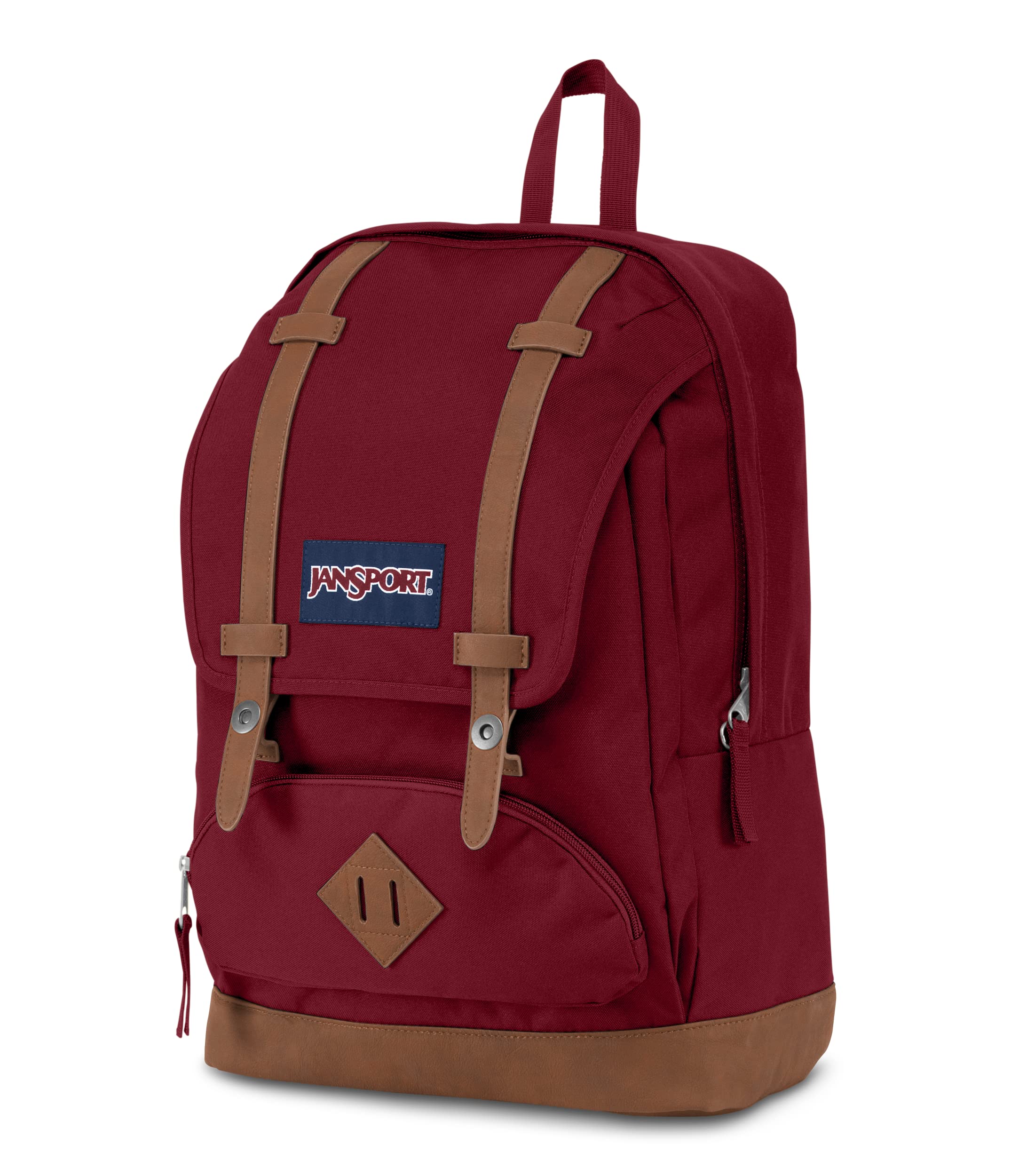 JanSport Cortlandt Laptop Backpack, Misty Rose, 15” Laptop Sleeve-Synthetic Leather Shoulder Computer Bag with Large Compartment, Padded Straps-Book Rucksack for Men, Women