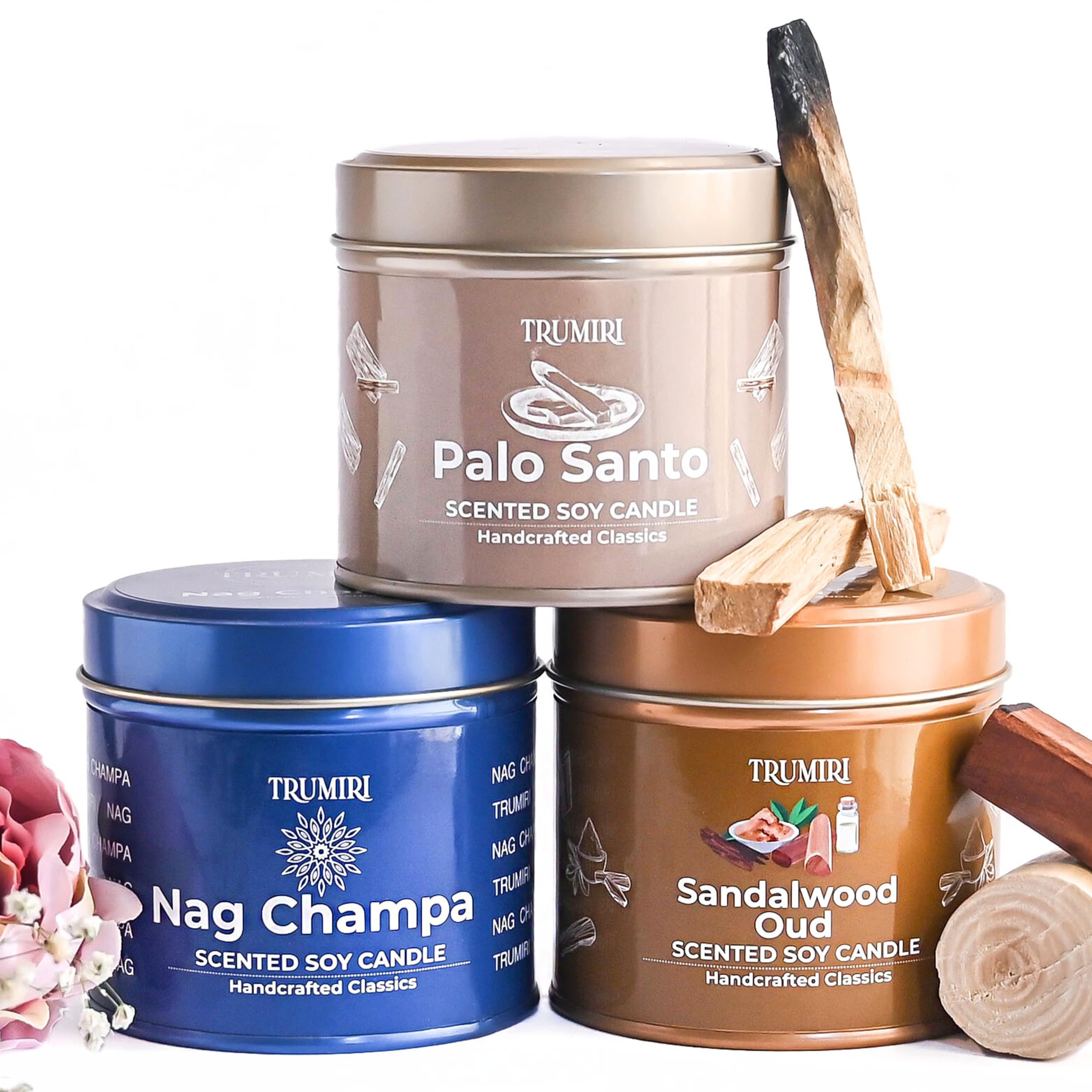 Sage Candle for Cleansing House Negative Energy Smudge Kit - 5oz Soy Wax Natural Clean Organic Non Toxic - Aromatherapy Spiritual Meditation Gifts - Long Lasting Highly Scented Candel with Crystals