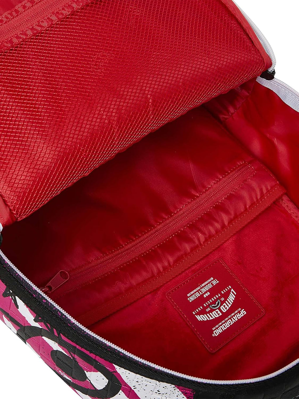 Sprayground Crash Graff Turbo Backpack, 18x6x11.5 Inch, Black, PVC, Laptop Compartment, Adjustable Straps