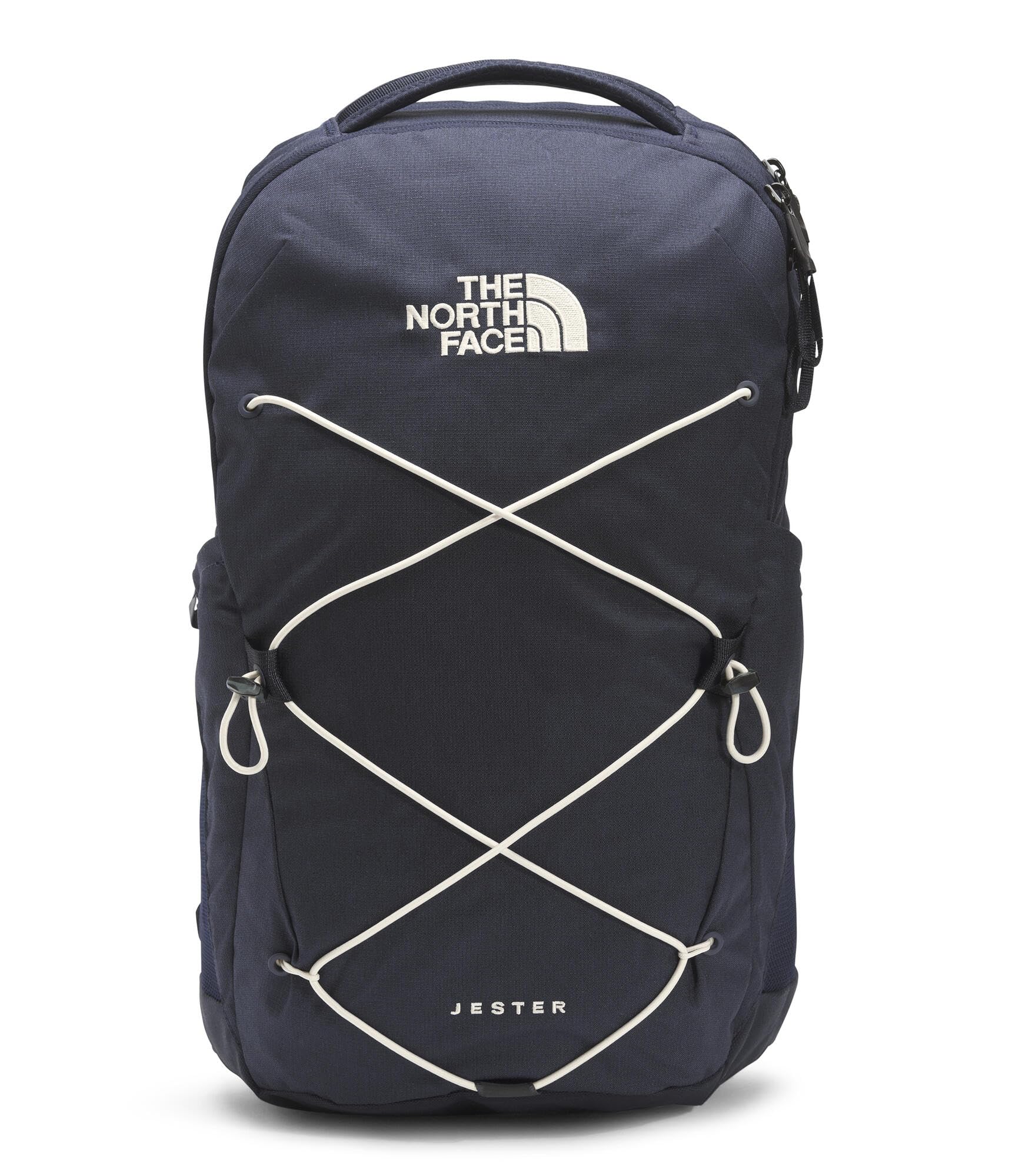 The North Face Jester Everyday Laptop Backpack - Commuter Daypack, Water Repellent, Laptop Sleeve, TNF Black-NPF, One Size | 28L recycled polyester with DWR finish, padded 16 in sleeve, chiropractor-endorsed FlexVent suspension, bottle pockets
