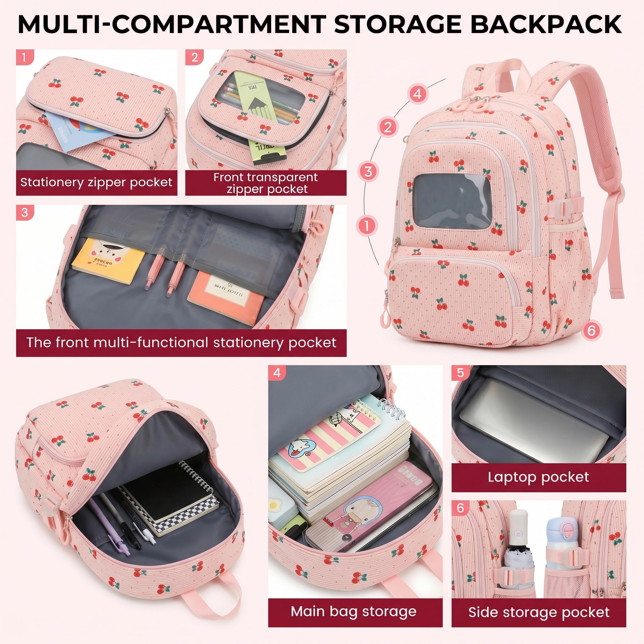 Corduroy School Backpack Set for Girls Boys Women, 3Pcs Kids Bookbag with Lunch Box & Pencil Pouch, Elementary Middle High School College Daypack 15.6" Laptop Bag for Work Travel, Leopard Brown