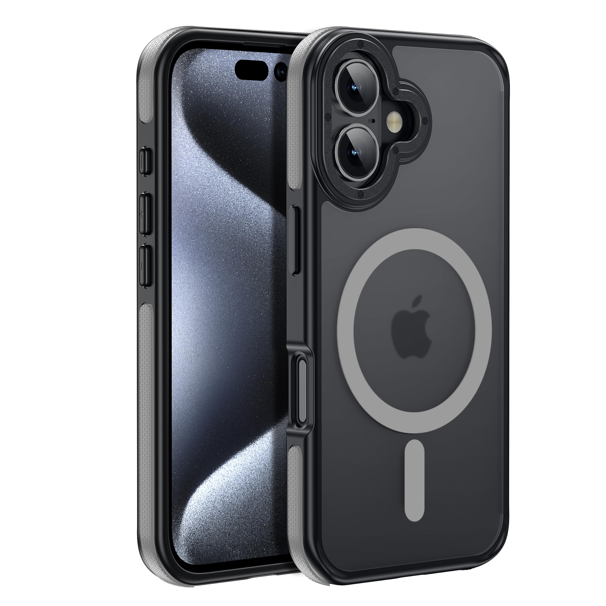for iPhone 17 Pro Max case with Camera Lens Protector[10Ft Military-Grade Protection] Compatible with fit MagSafe Shockproof Slim Thin Cover case for iPhone 17 Pro Max 6.9 inch, Orange Bumper