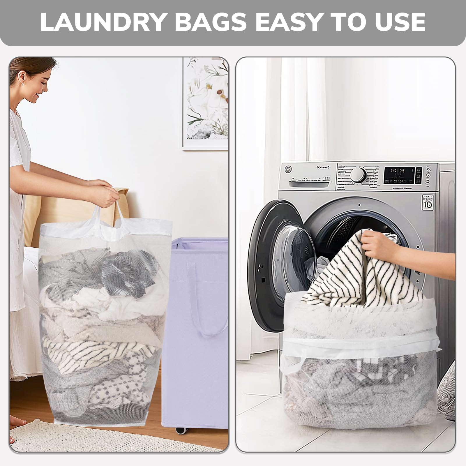 Goodpick Pink Laundry Basket with Wheels, Dorm Room Essentials for Girls, 75L Collapsible Laundry Basket, Laundry Hamper with Handle for College Dorm