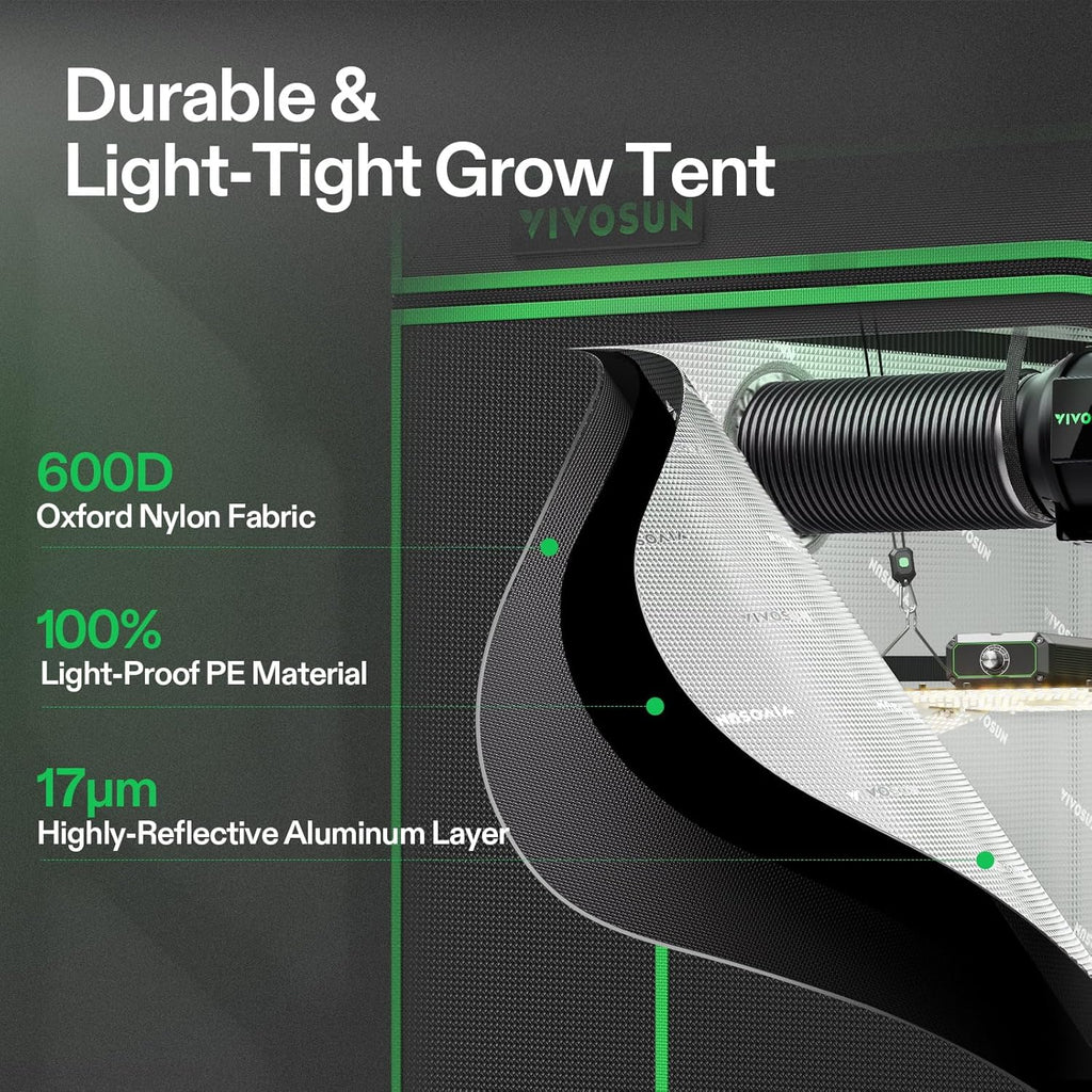VIVOSUN Smart Grow Tent Kit 2x4, 2-Plant WiFi-Integrated Grow System | including 200W Full Spectrum LED,Automatic Control with GrowHub E42A+, Efficient Ventilation System,48x24x60" Grow Tent