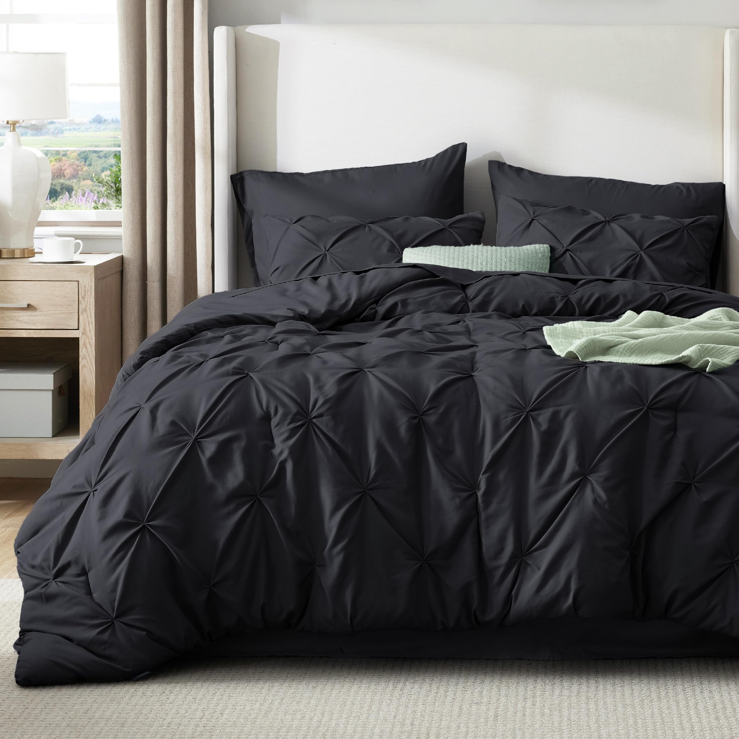 Bedsure Twin XL Comforter Set Pink - Dorm Room Essentials for Girls, Extra Long Twin XL Bedding Set with Sheets, All Season Down Alternative Comforter with Sheets, Pillowcase & Sham