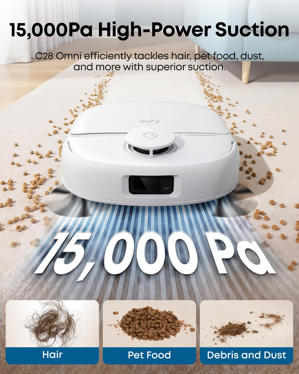 eufy 11S MAX Robot Vacuum Cleaner, Super Thin, Quiet | Self-Charging, Easy to use, Cleans Hard Floors to Medium-Pile Carpets, Black