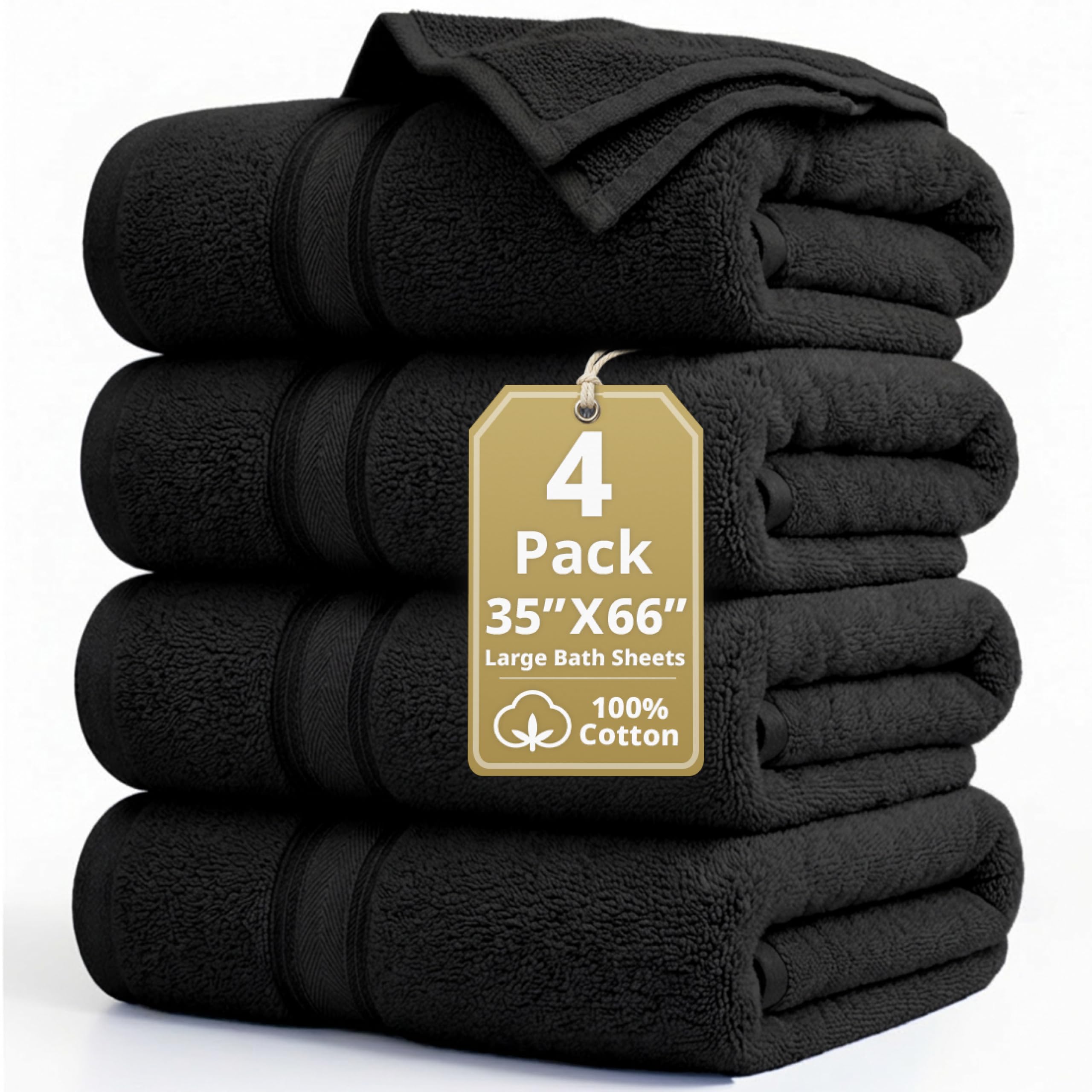LANE LINEN Bathroom Towels Set of 18 – Zero Twist, 100% Mercerized Cotton Towel, 6 Bath, 6 Handtowel & 6 Washcloths, Luxury Hotel Design, Perfect for Salon & Guests, Machine Washable – Cerulean Blue