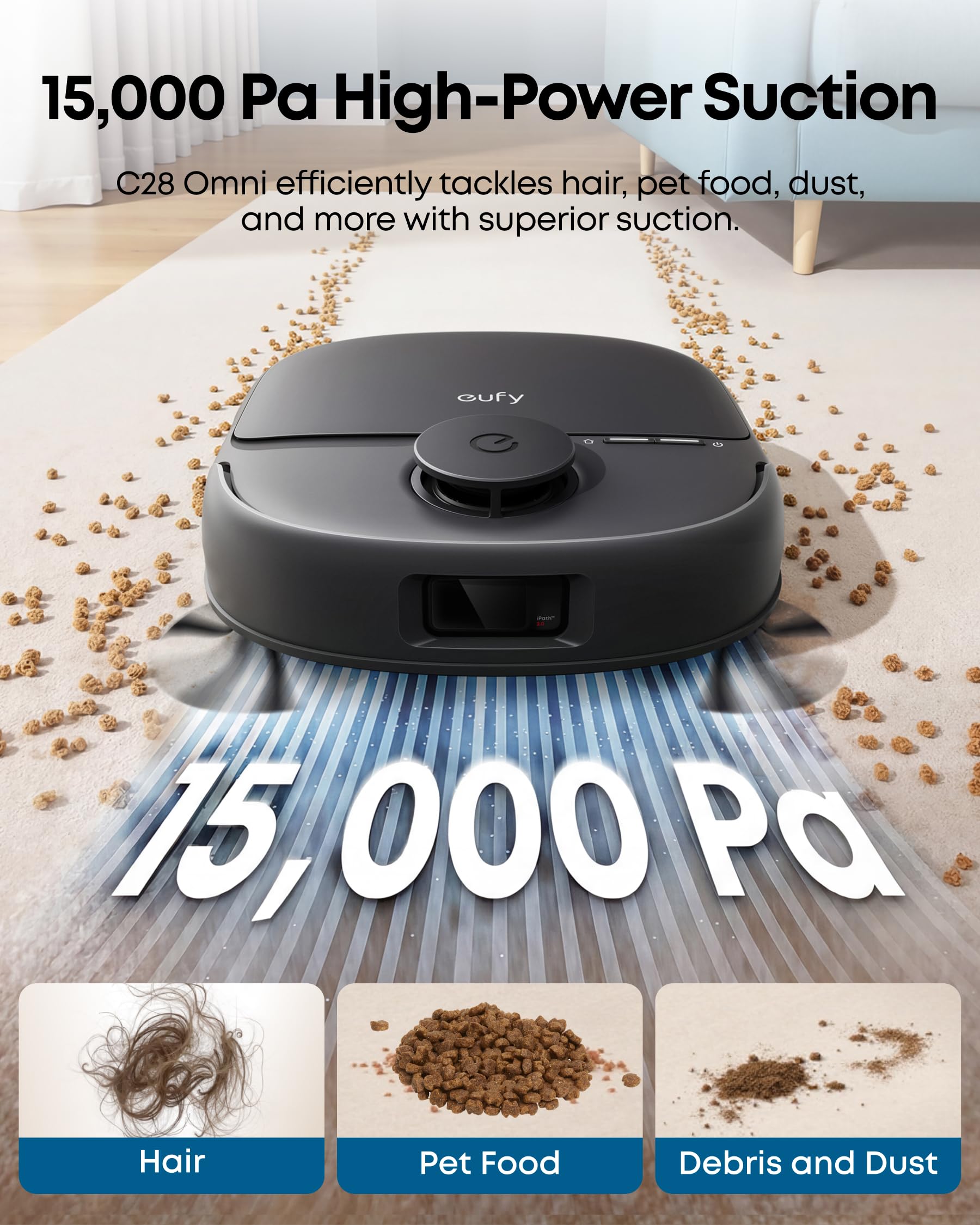 eufy 11S MAX Robot Vacuum Cleaner, Super Thin, Quiet | Self-Charging, Easy to use, Cleans Hard Floors to Medium-Pile Carpets, Black