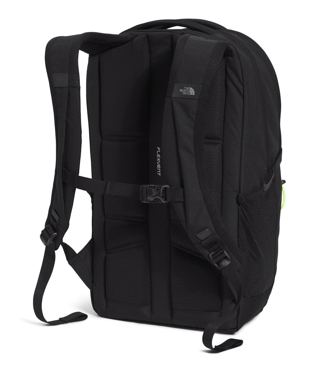 The North Face Jester Everyday Laptop Backpack - Commuter Daypack, Water Repellent, Laptop Sleeve, TNF Black-NPF, One Size | 28L recycled polyester with DWR finish, padded 16 in sleeve, chiropractor-endorsed FlexVent suspension, bottle pockets