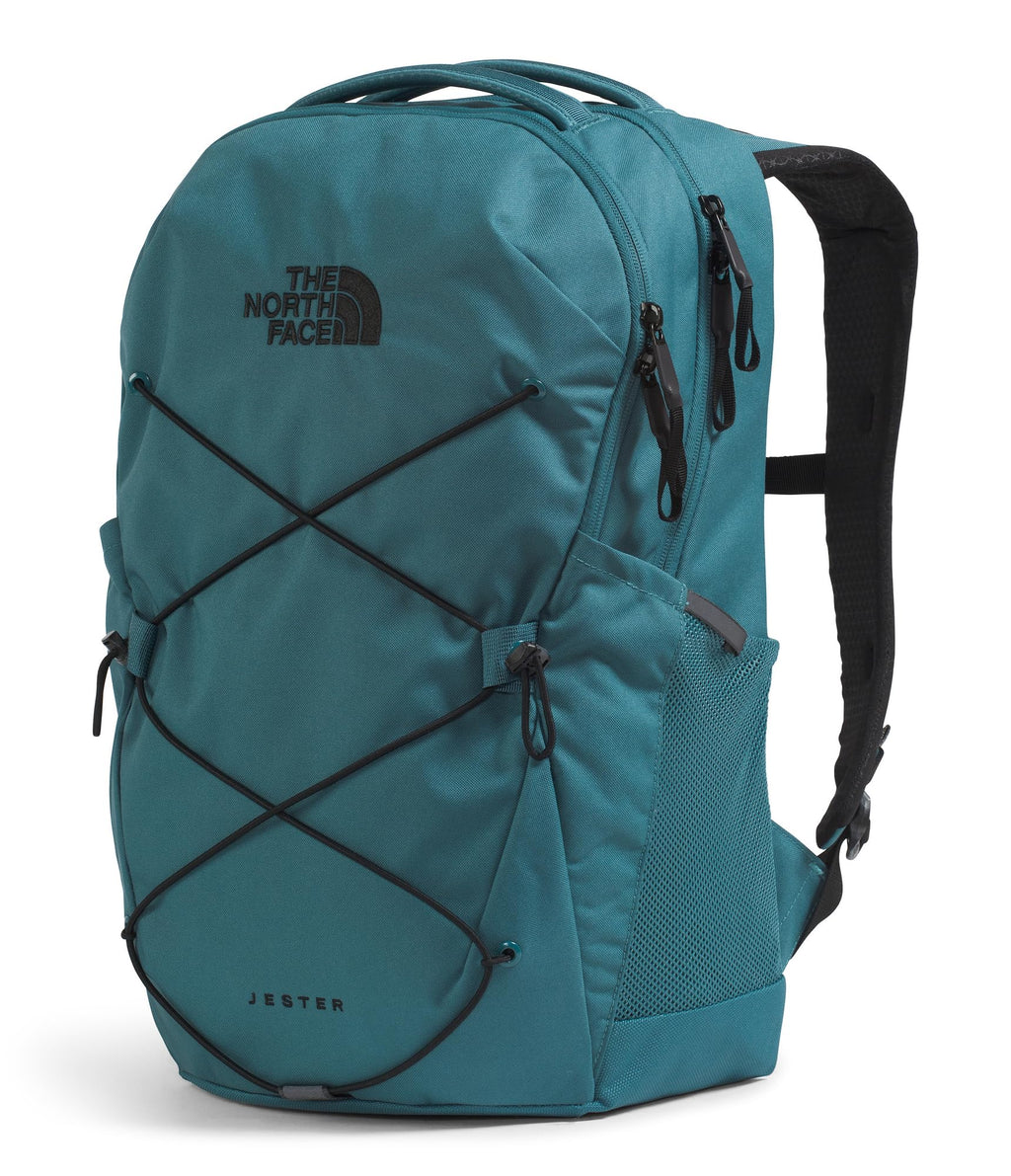 The North Face Jester Everyday Laptop Backpack - Commuter Daypack, Water Repellent, Laptop Sleeve, TNF Black-NPF, One Size | 28L recycled polyester with DWR finish, padded 16 in sleeve, chiropractor-endorsed FlexVent suspension, bottle pockets